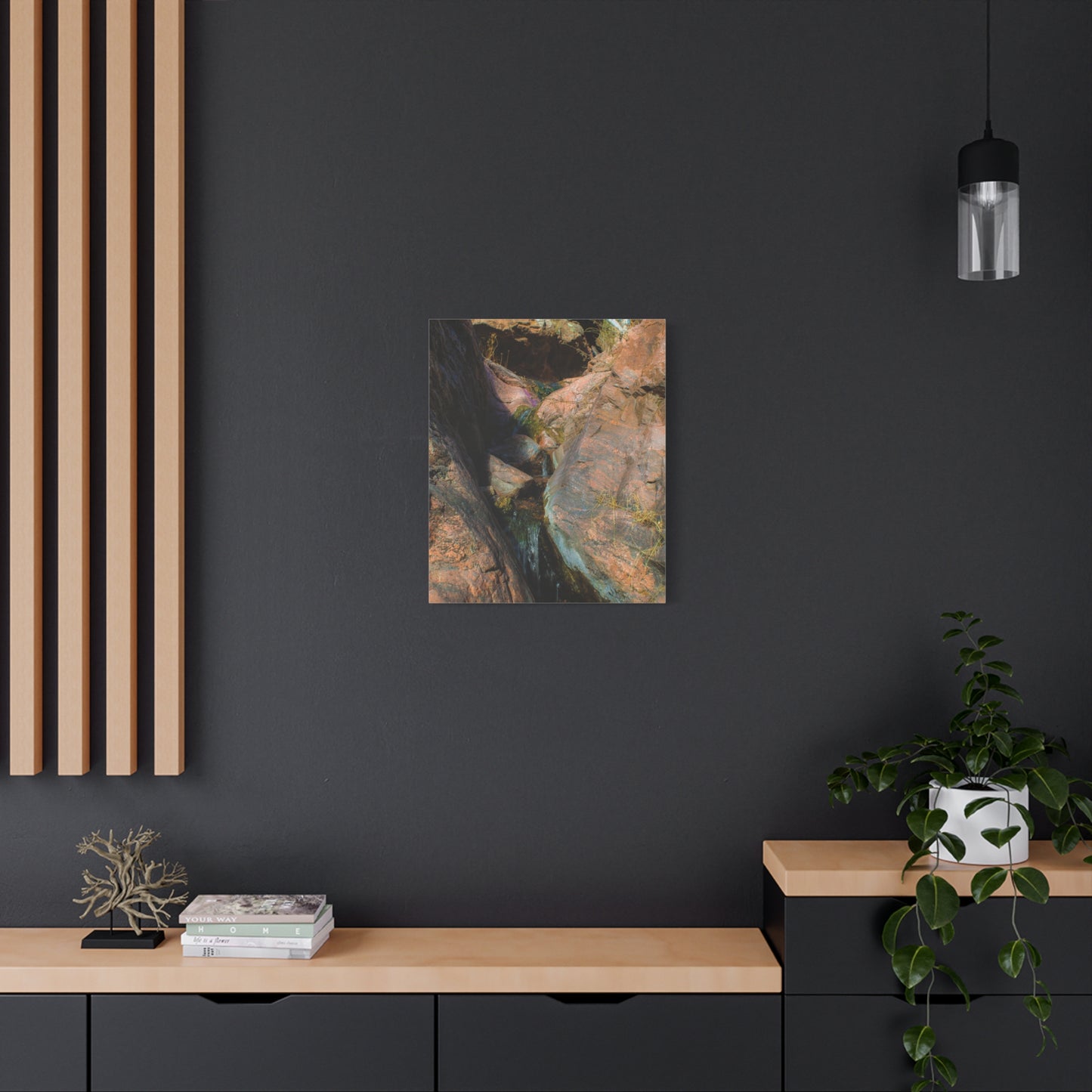 Canvas Print Small Waterfall