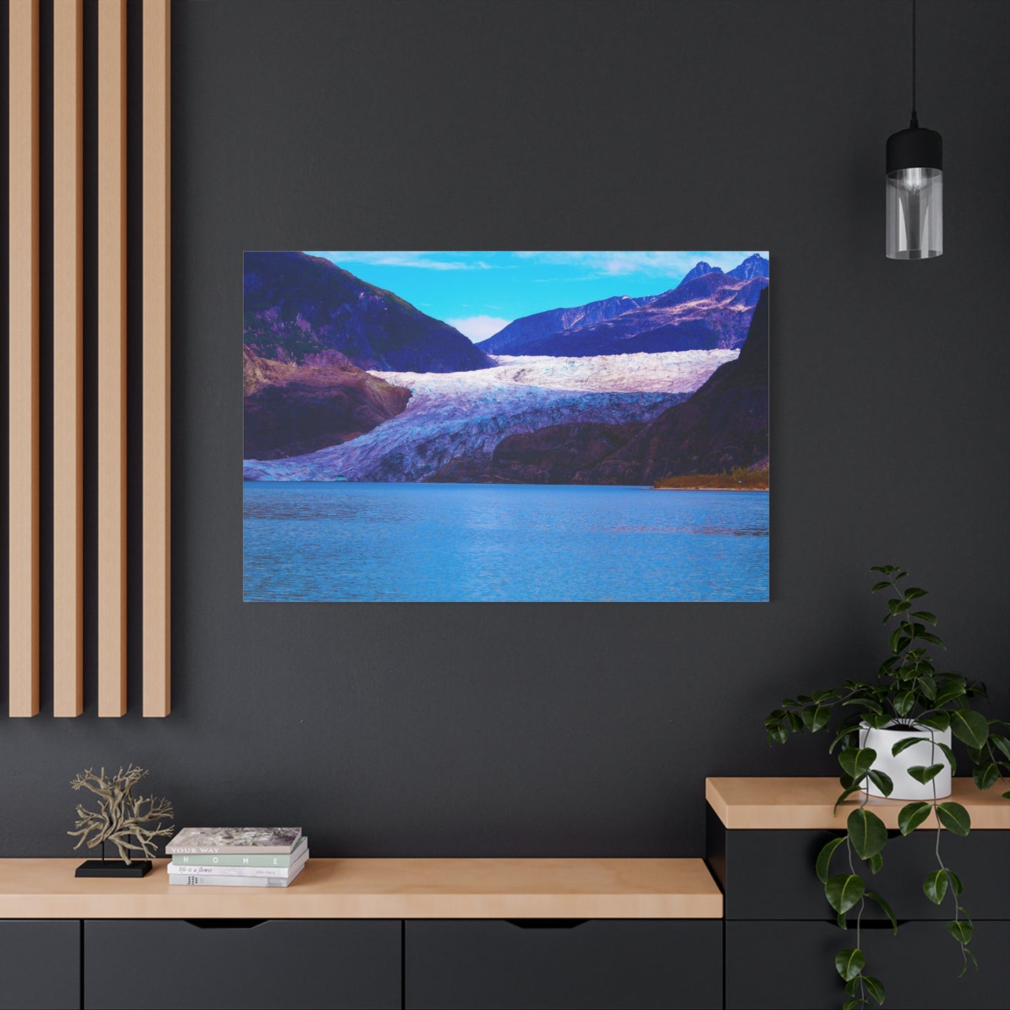 Canvas Print - Gorgeous Glacier Photo
