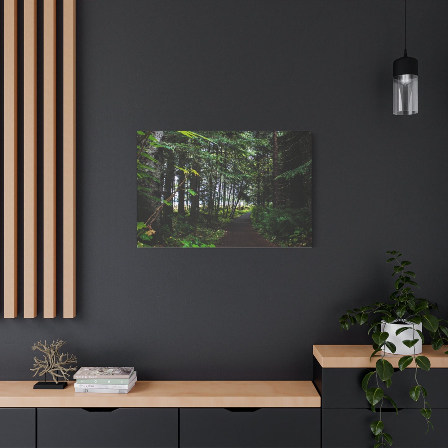 Copy of Canvas Art Print - Trail Through The Trees-Photograph