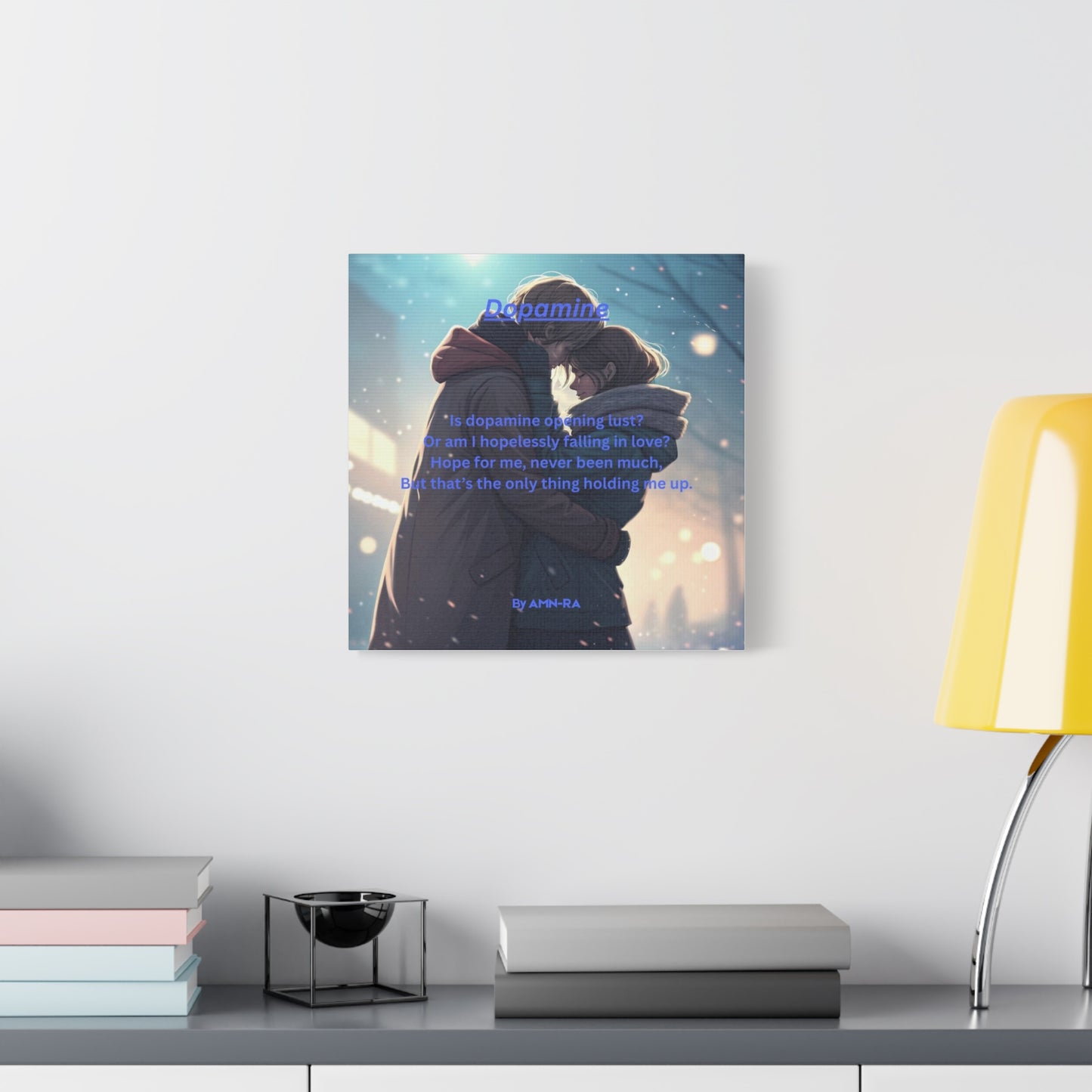 Canvas Poster - Full Color "Dopamine" by AMN_RA