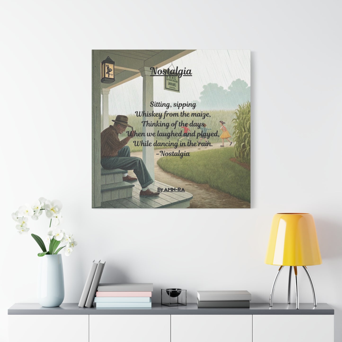 Canvas Poster - Full Color "Nostalgia" by AMN_RA