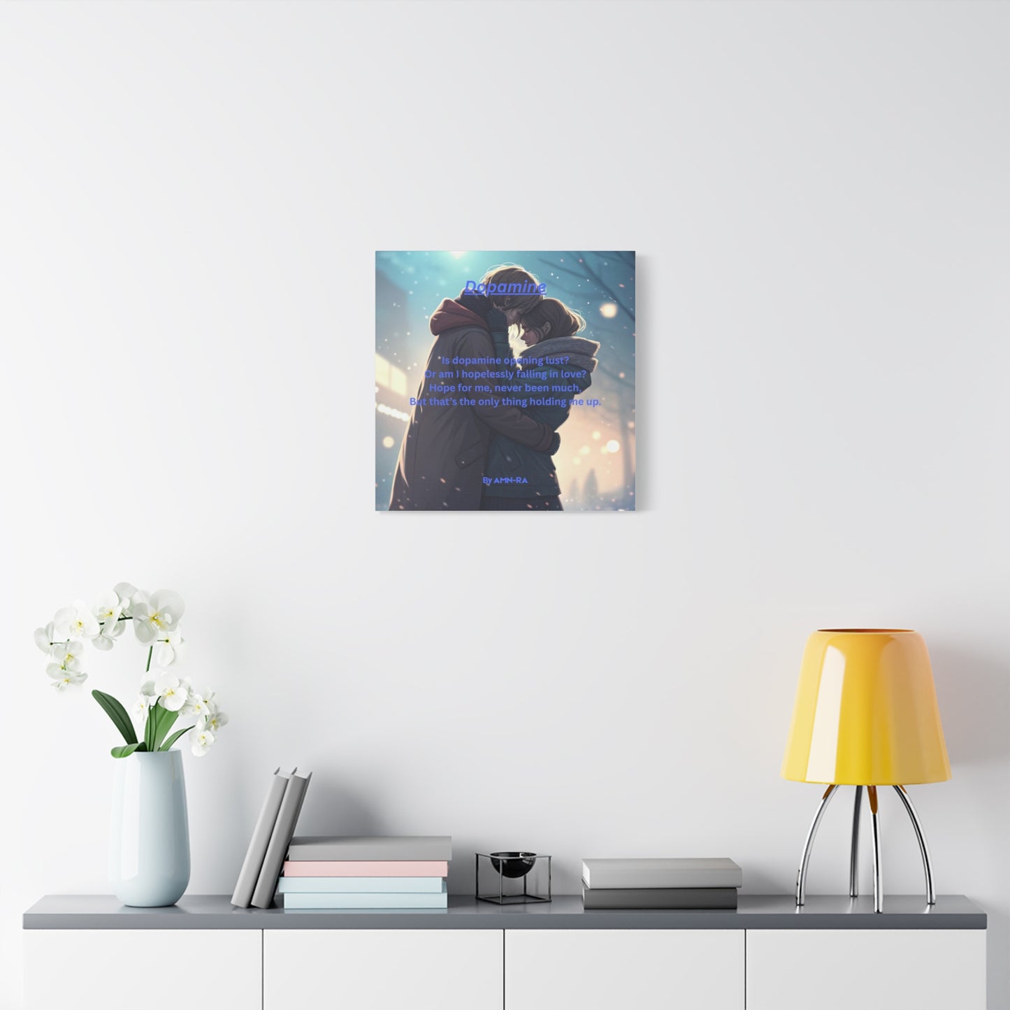 Canvas Poster - Full Color "Dopamine" by AMN_RA