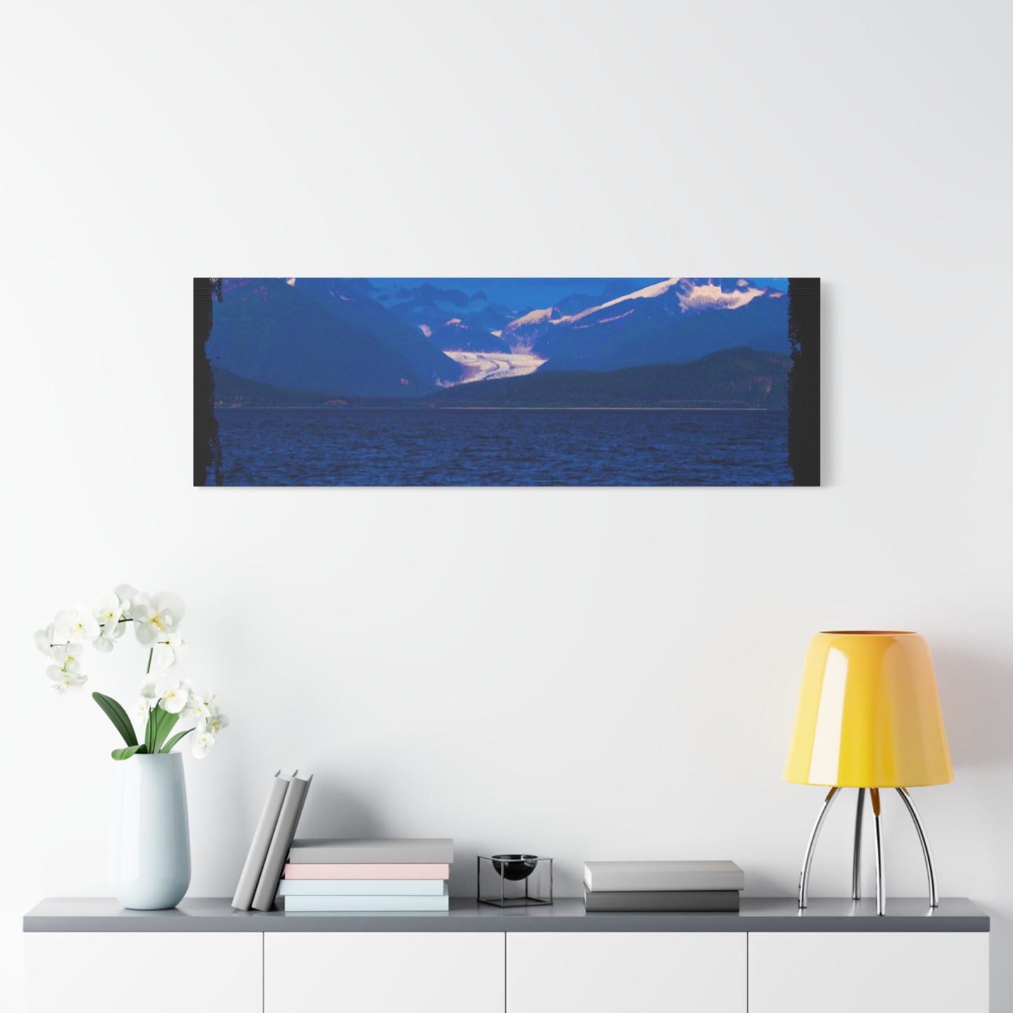 Canvas Print Distant Glacier Photography
