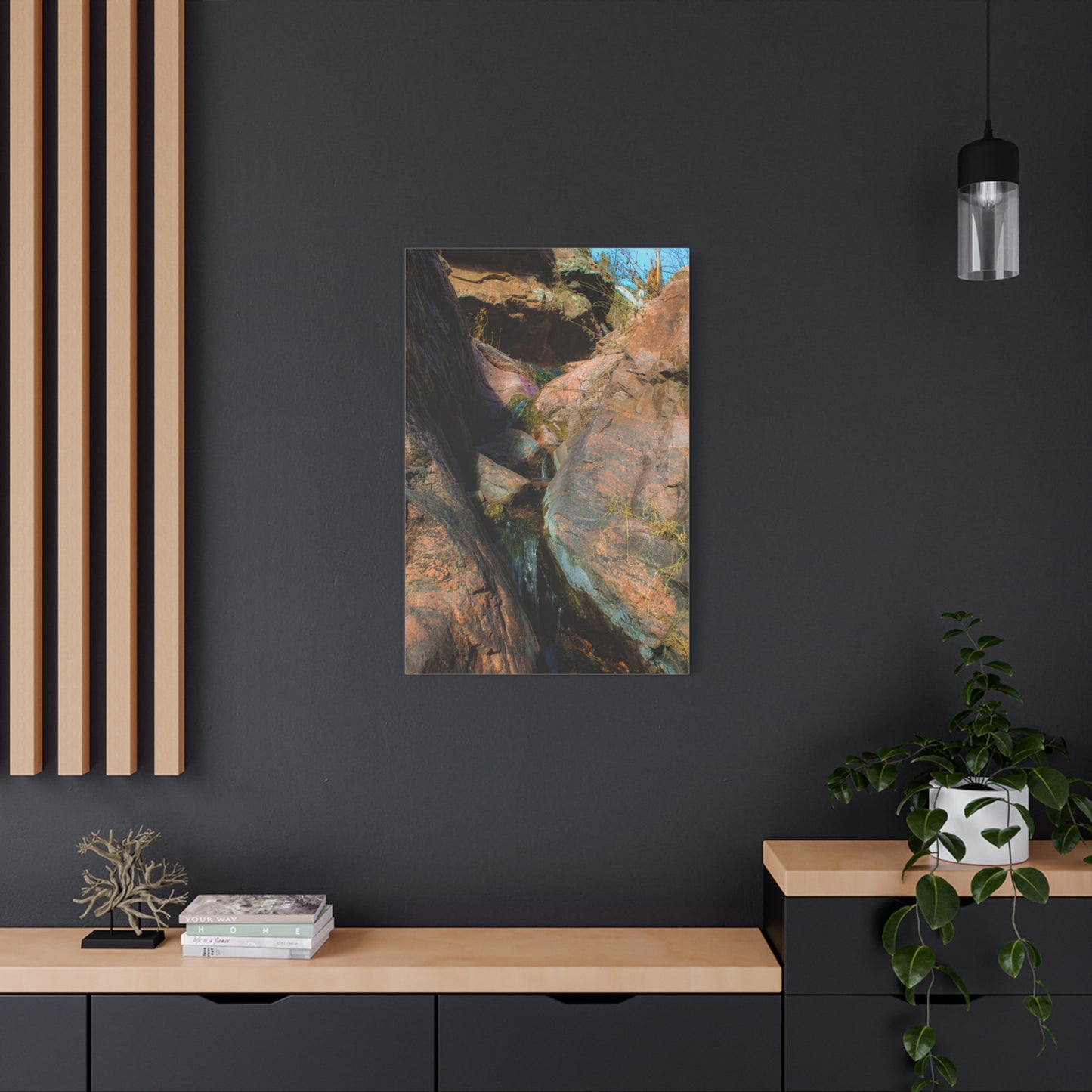 Canvas Print Small Waterfall