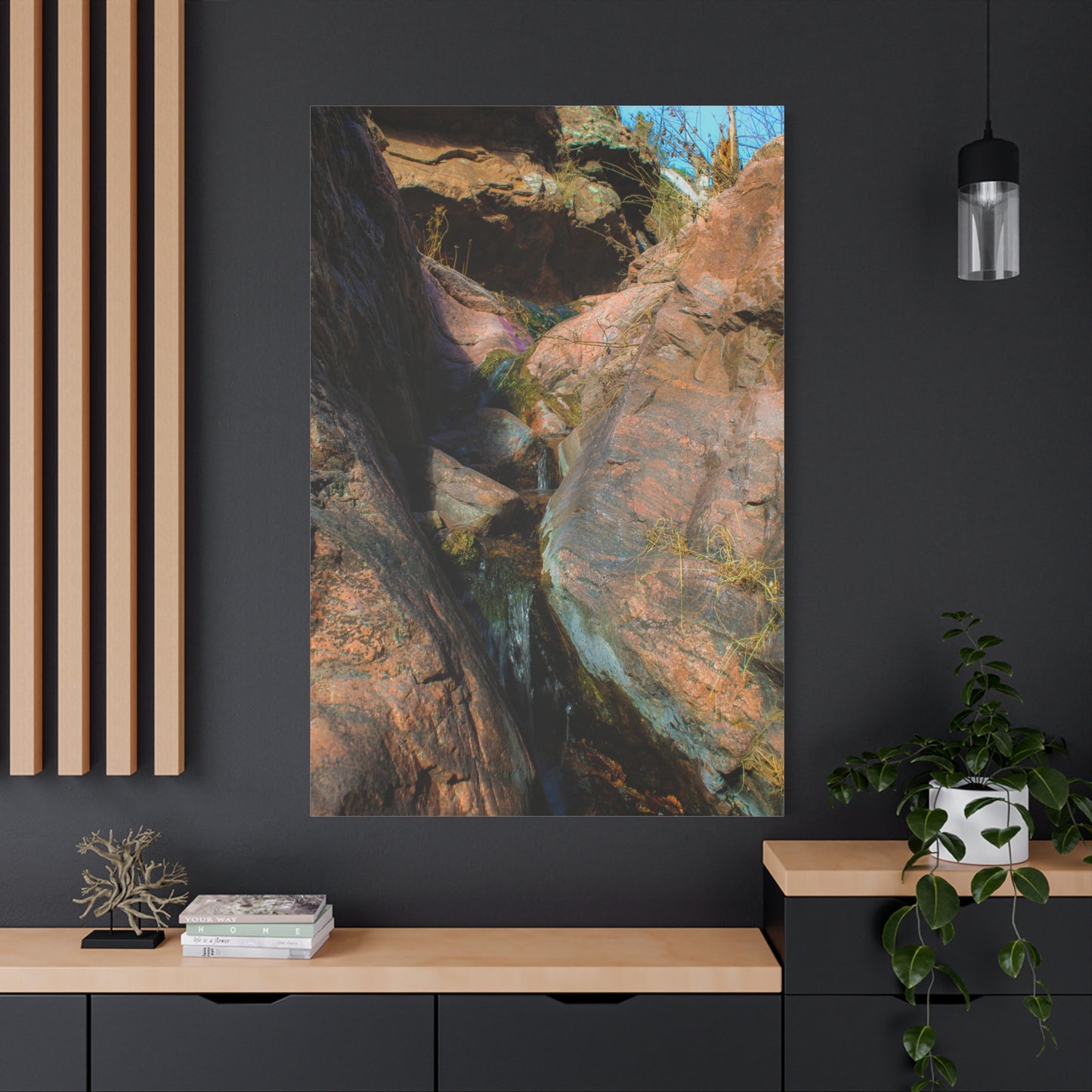 Canvas Print Small Waterfall