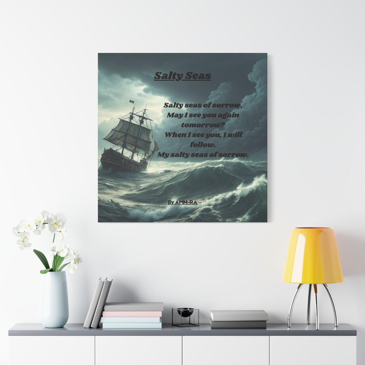 Canvas Poster - Full Color "Salty Seas" by AMN_RA