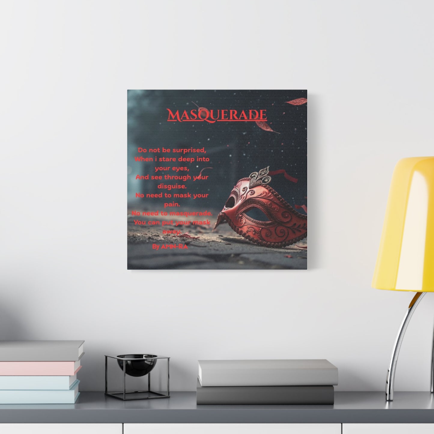 Canvas Poster - Full Color "Masquerade" by AMN_RA