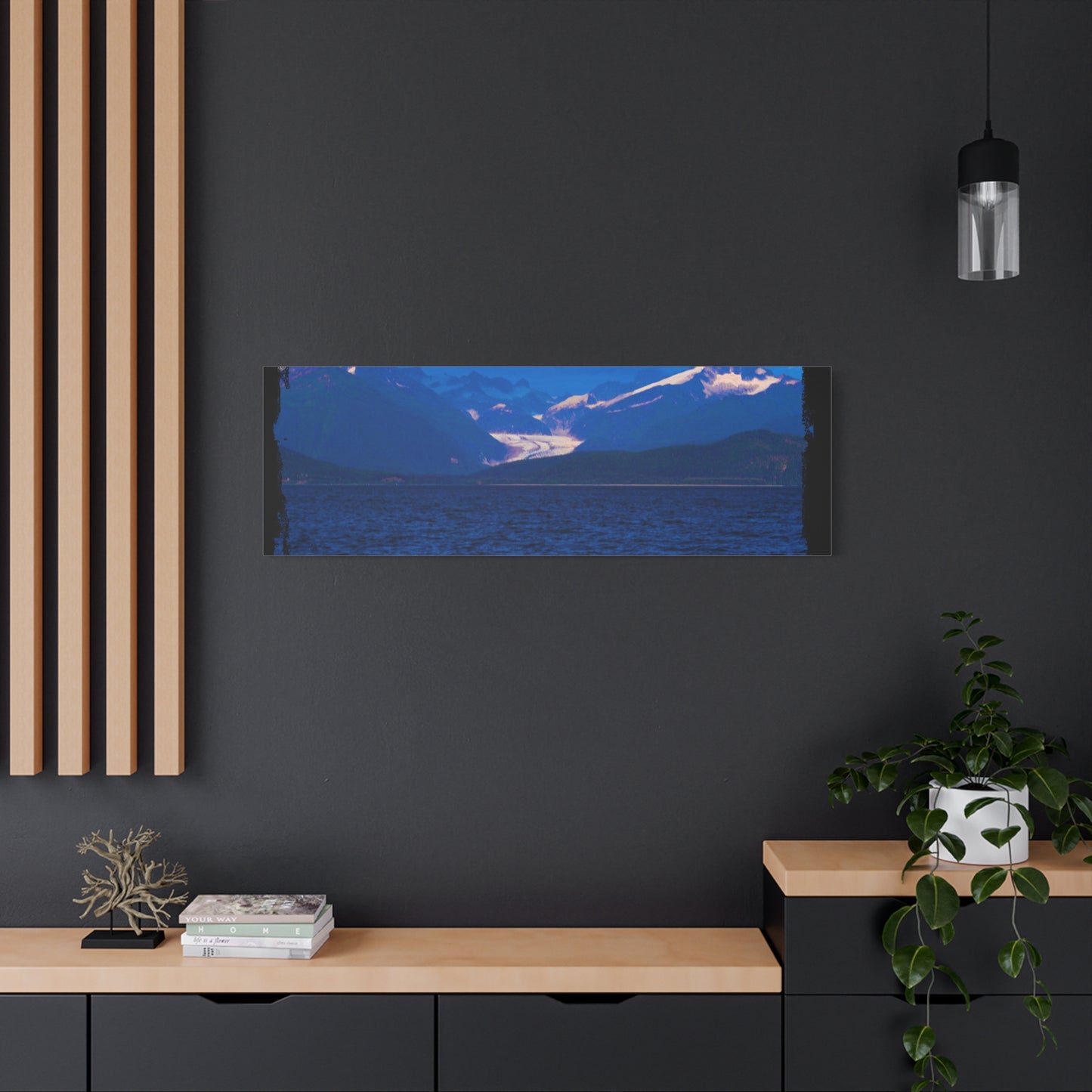Canvas Print Distant Glacier Photography