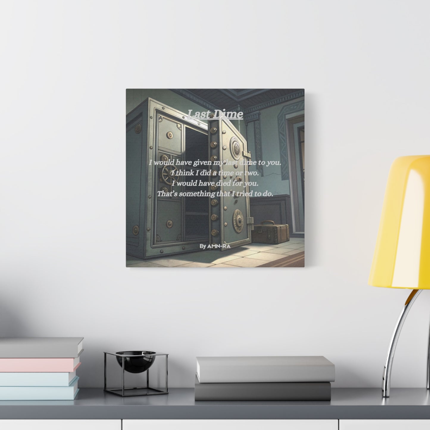 Canvas Poster - Full Color "Last Dime" by AMN_RA