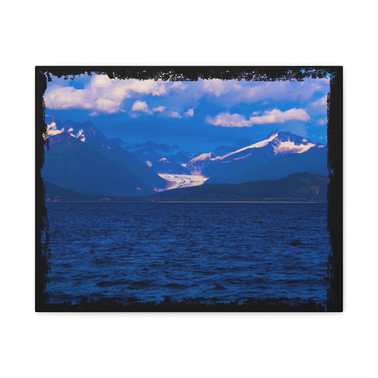 Canvas Print Distant Glacier Photography