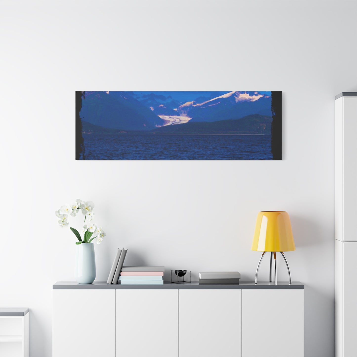 Canvas Print Distant Glacier Photography
