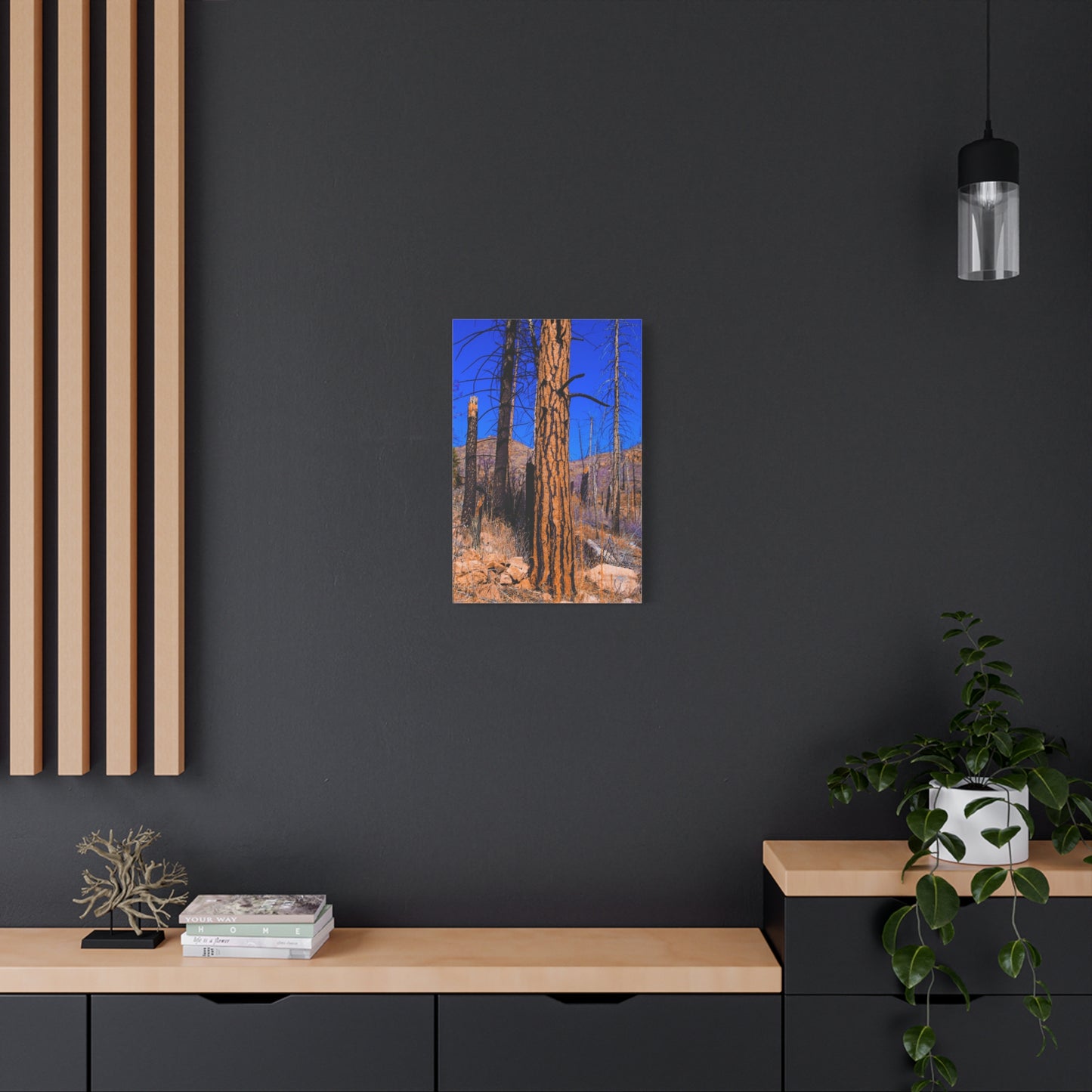 Canvas Print - Thunder Struck Tree Photo