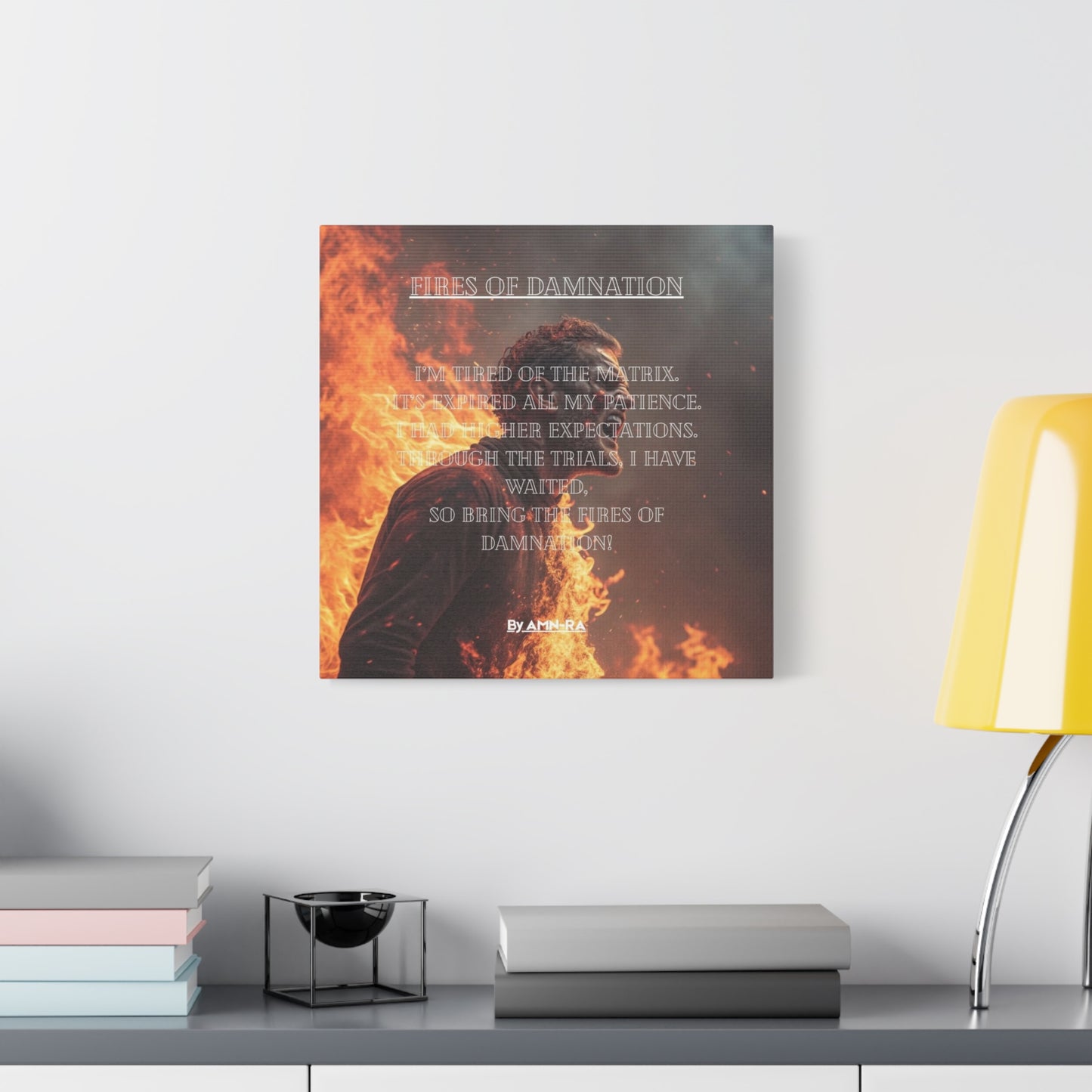 Canvas Print - Fires of Damnation By AMN-RA