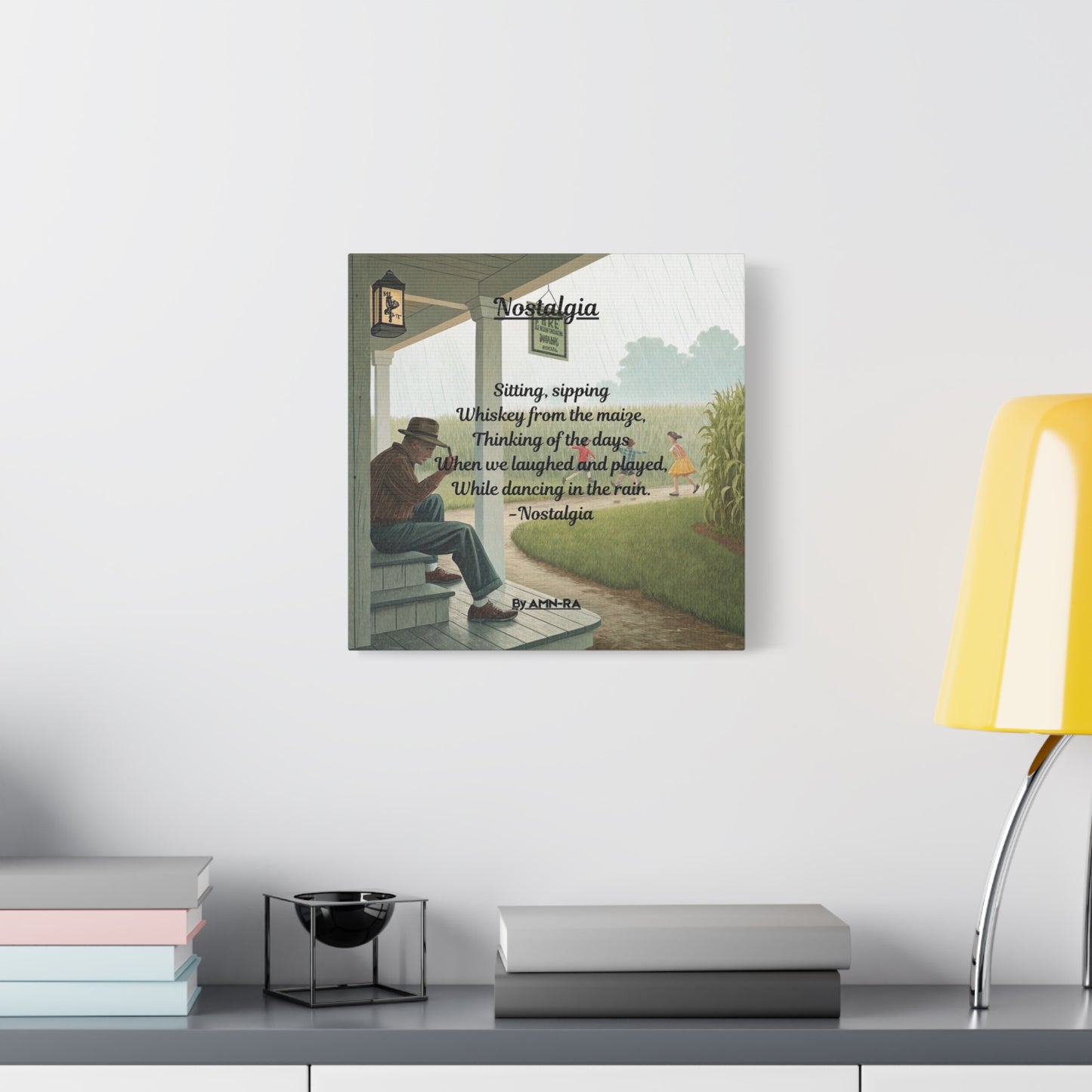 Canvas Poster - Full Color "Nostalgia" by AMN_RA