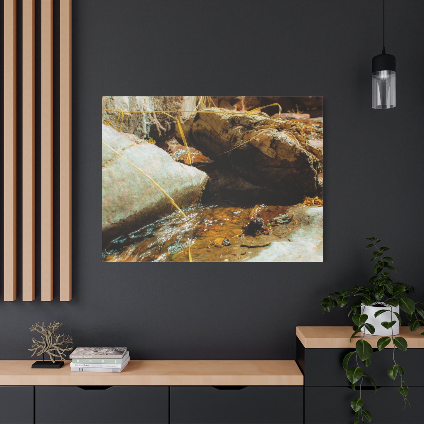 Canvas Print Lazy Log Photography
