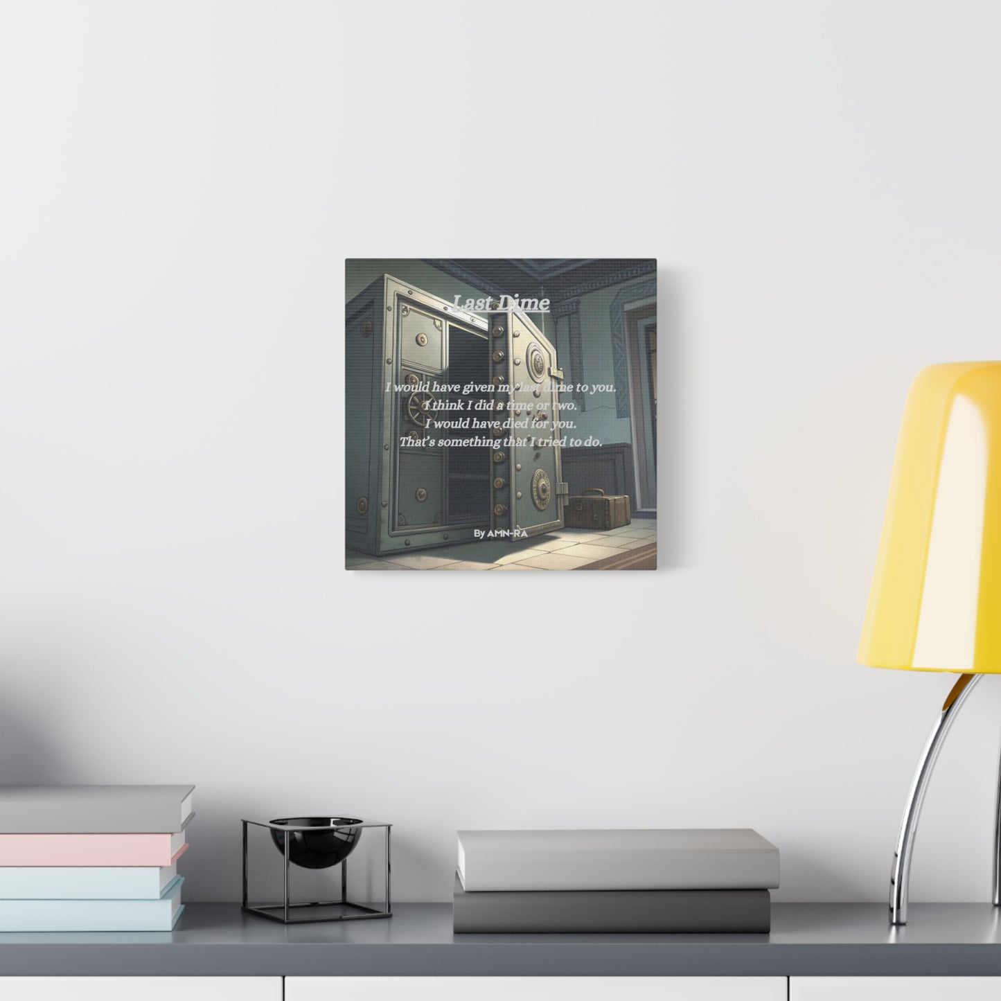 Canvas Poster - Full Color "Last Dime" by AMN_RA