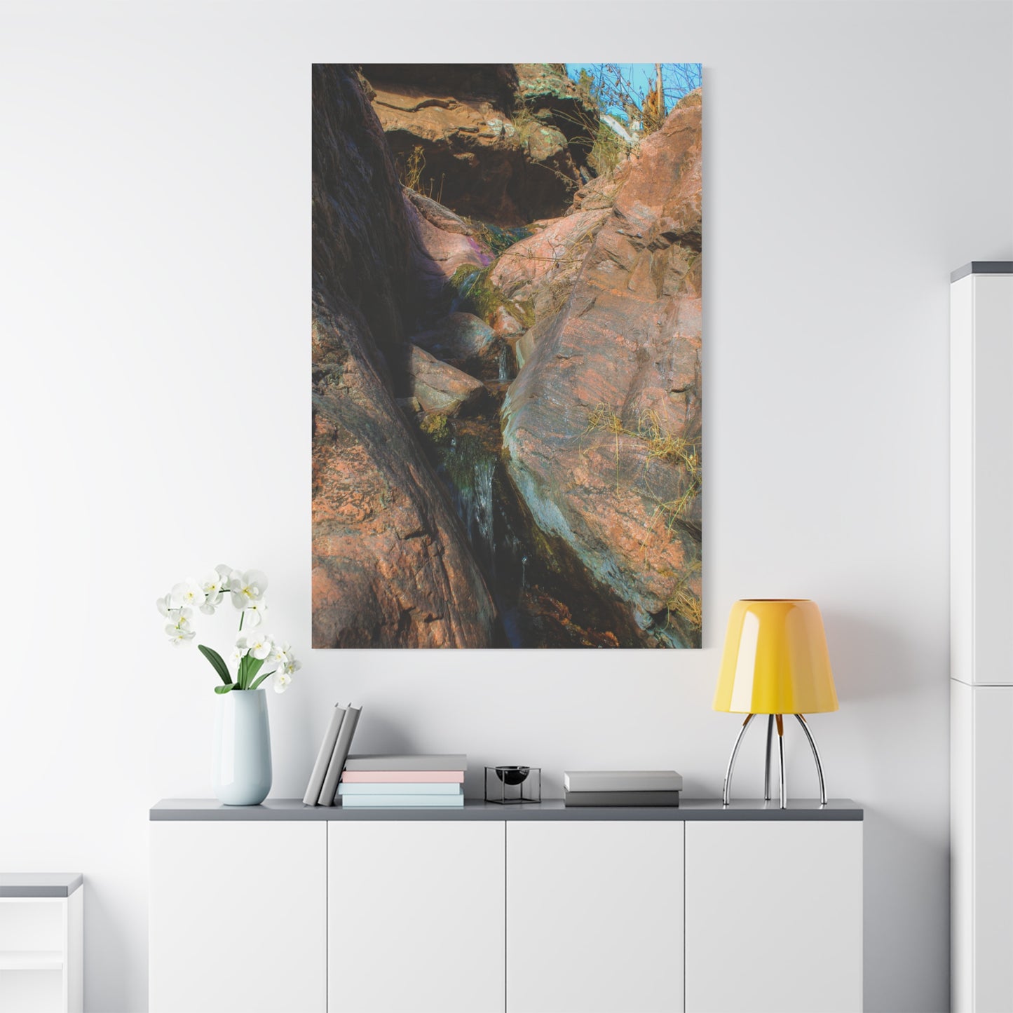 Canvas Print Small Waterfall