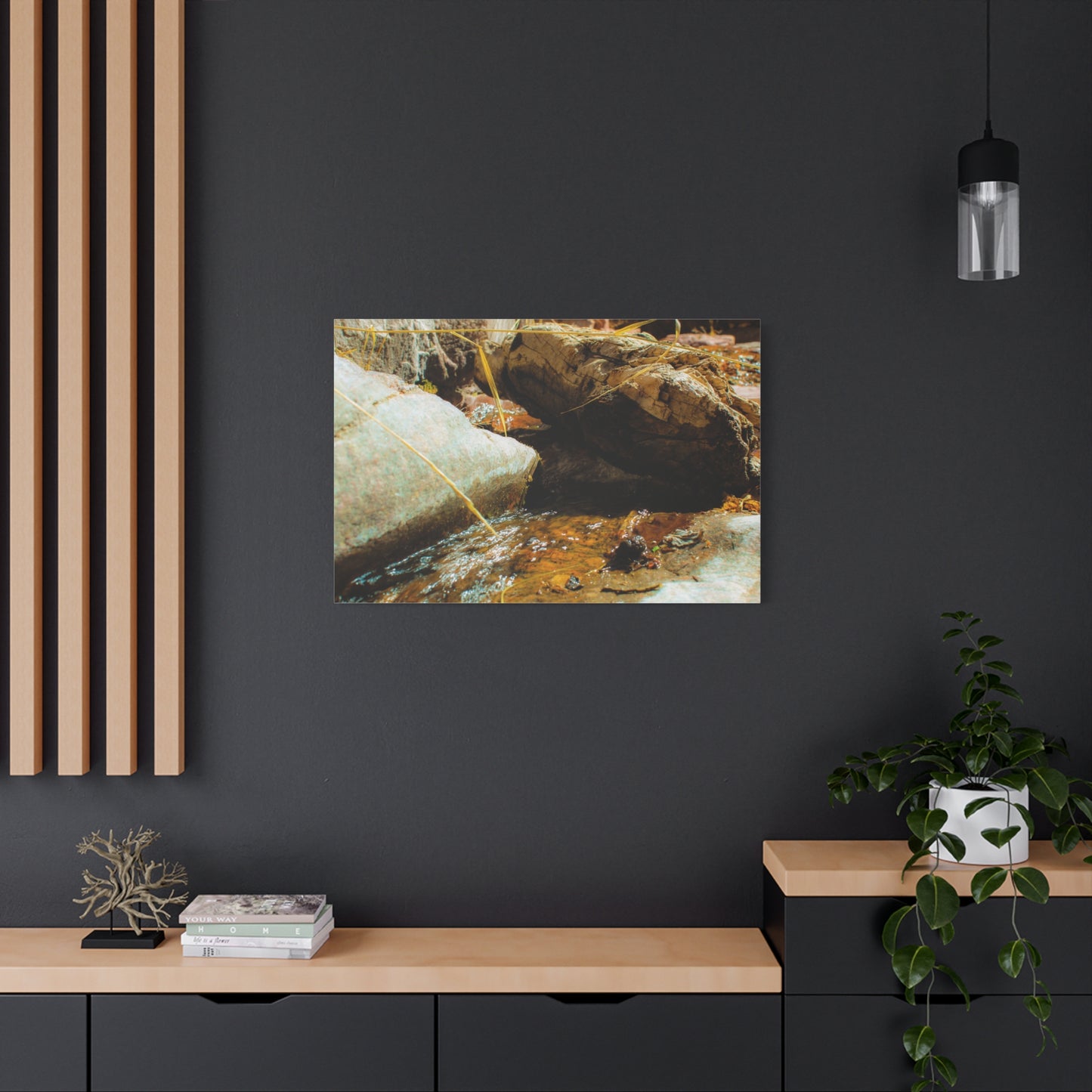 Canvas Print Lazy Log Photography