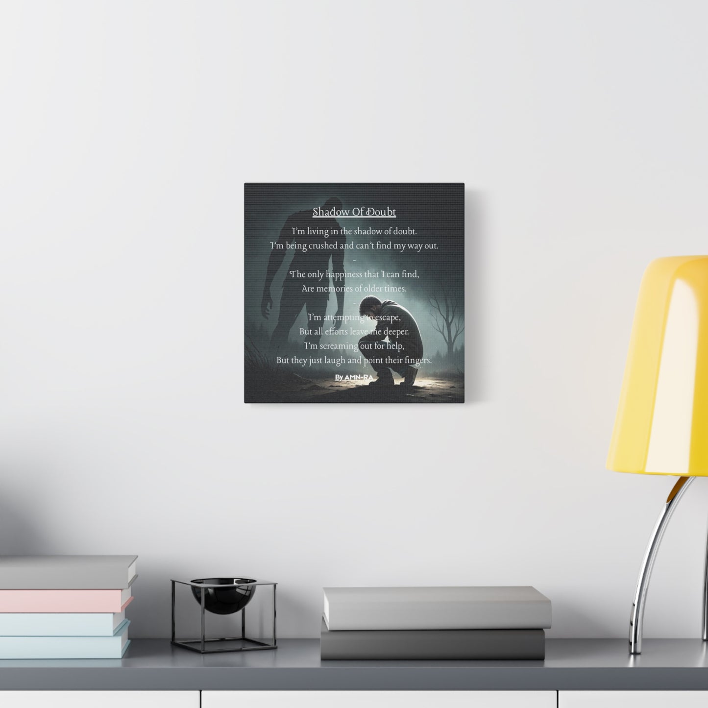 Canvas Poster - Full Color "Shadow Of Doubt" by AMN_RA