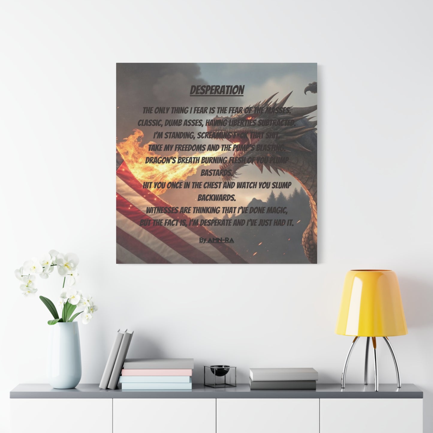 Canvas Print - Desperation By AMN-RA