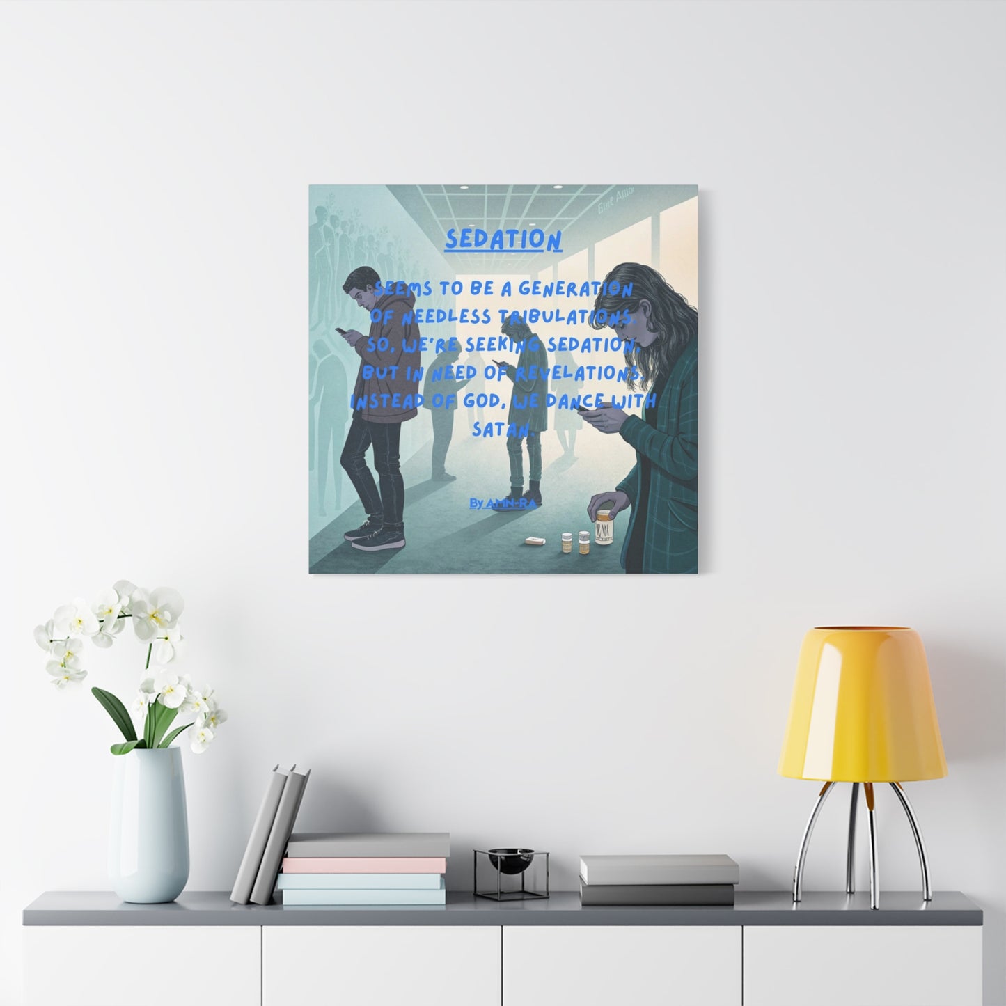 Canvas Poster - Full Color "Sedation" by AMN_RA