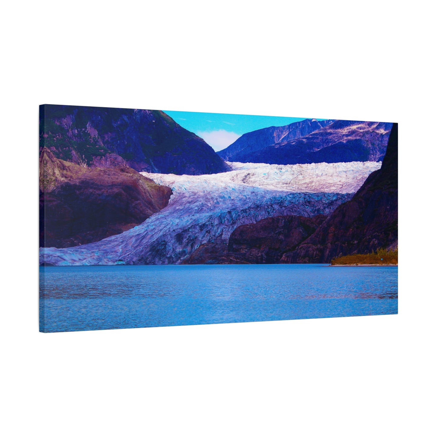 Canvas Print - Gorgeous Glacier Photo