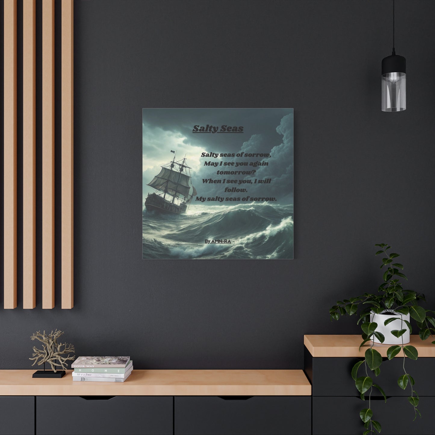 Canvas Poster - Full Color "Salty Seas" by AMN_RA