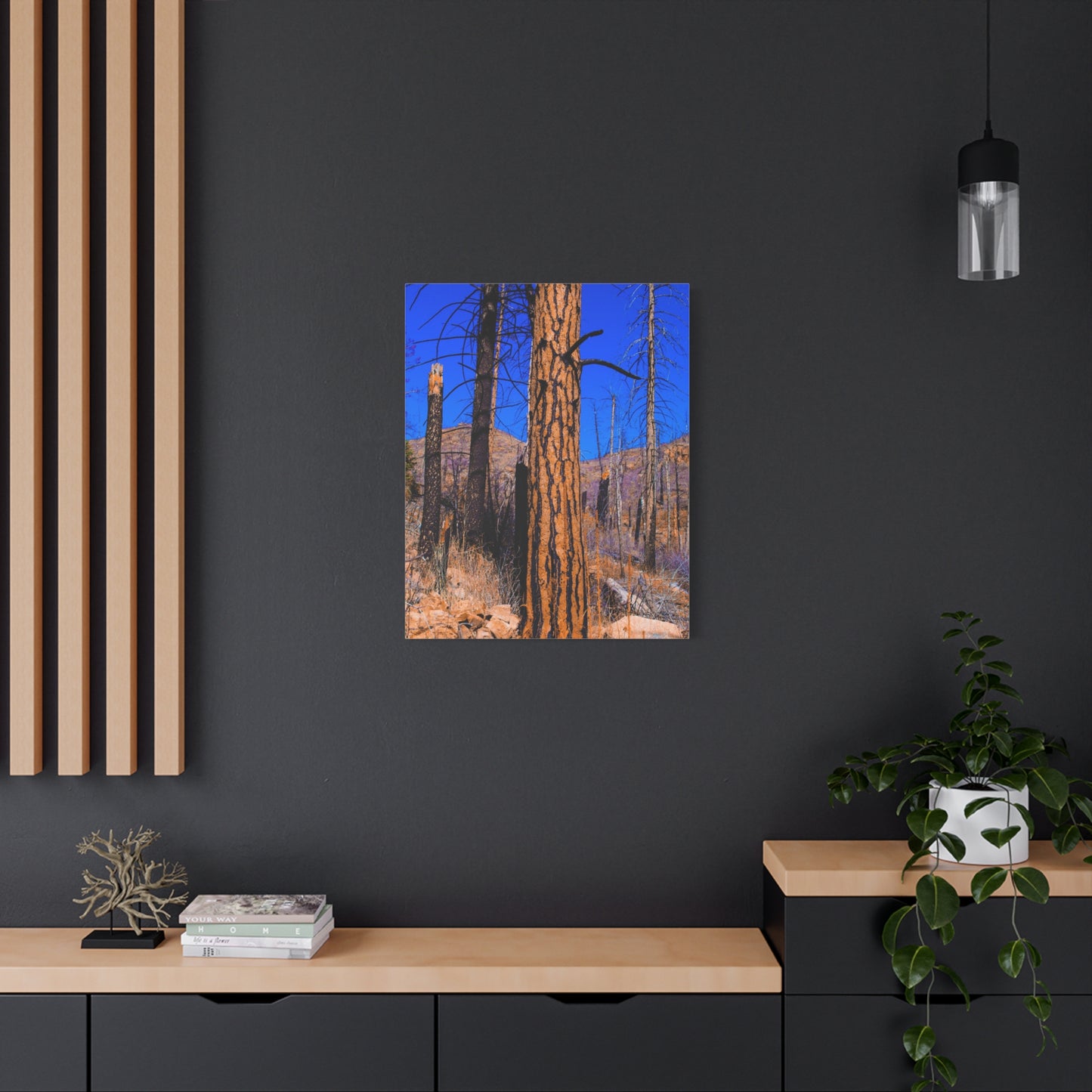 Canvas Print - Thunder Struck Tree Photo