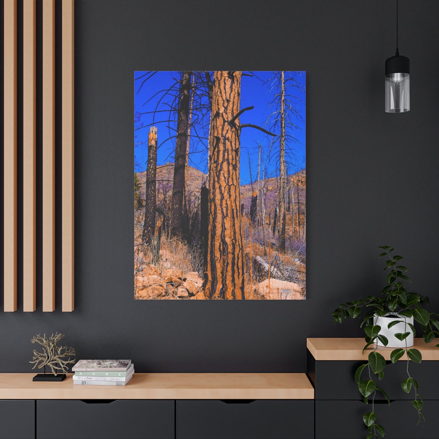 Canvas Print - Thunder Struck Tree Photo