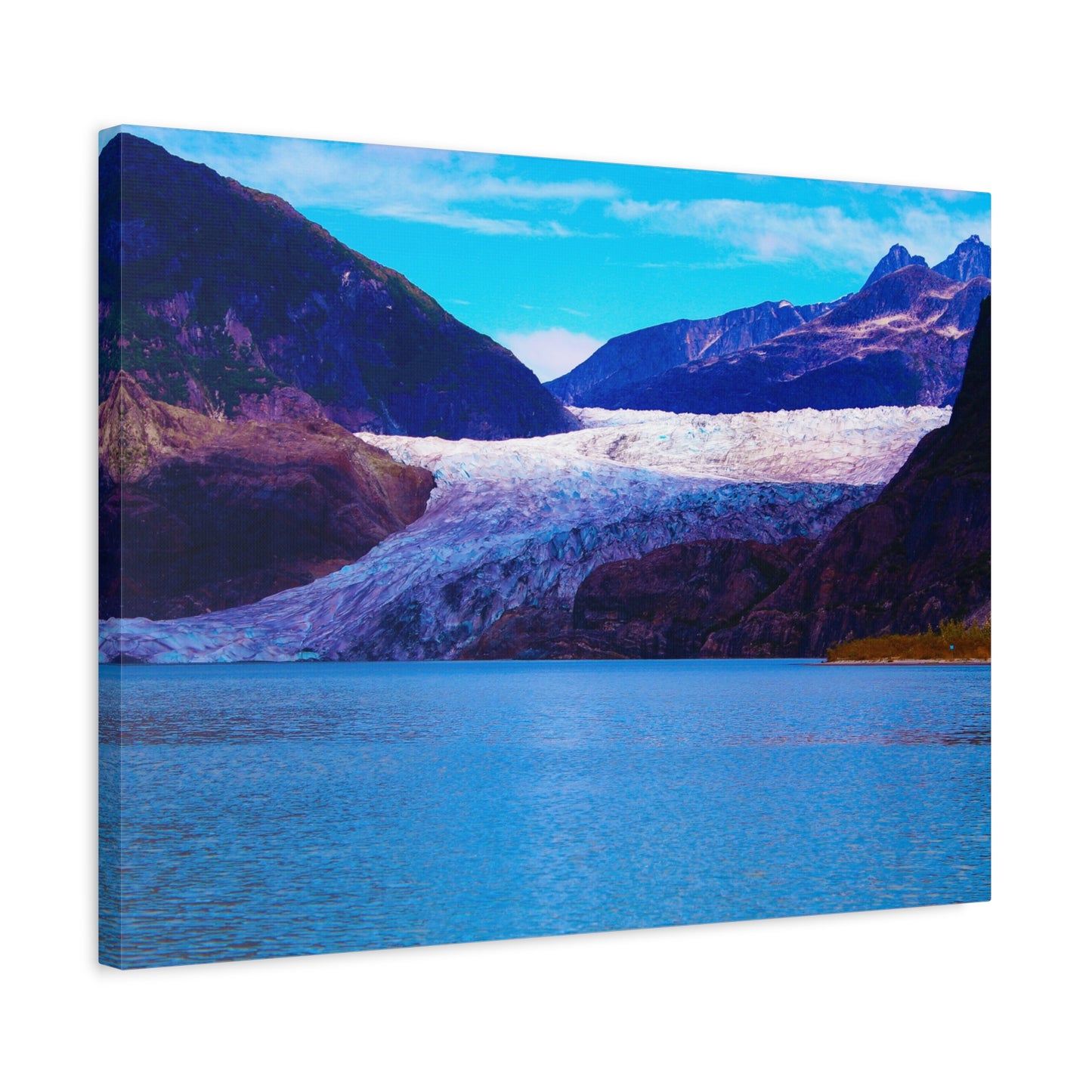 Canvas Print - Gorgeous Glacier Photo