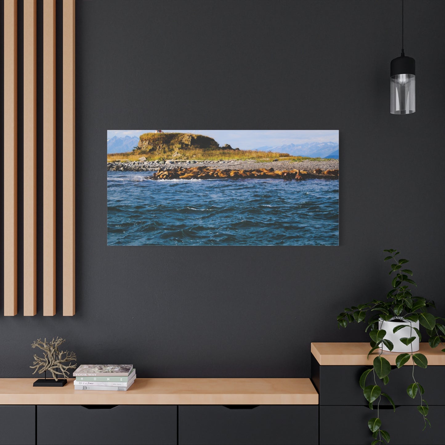 Canvas Print - Photo of Seal Island