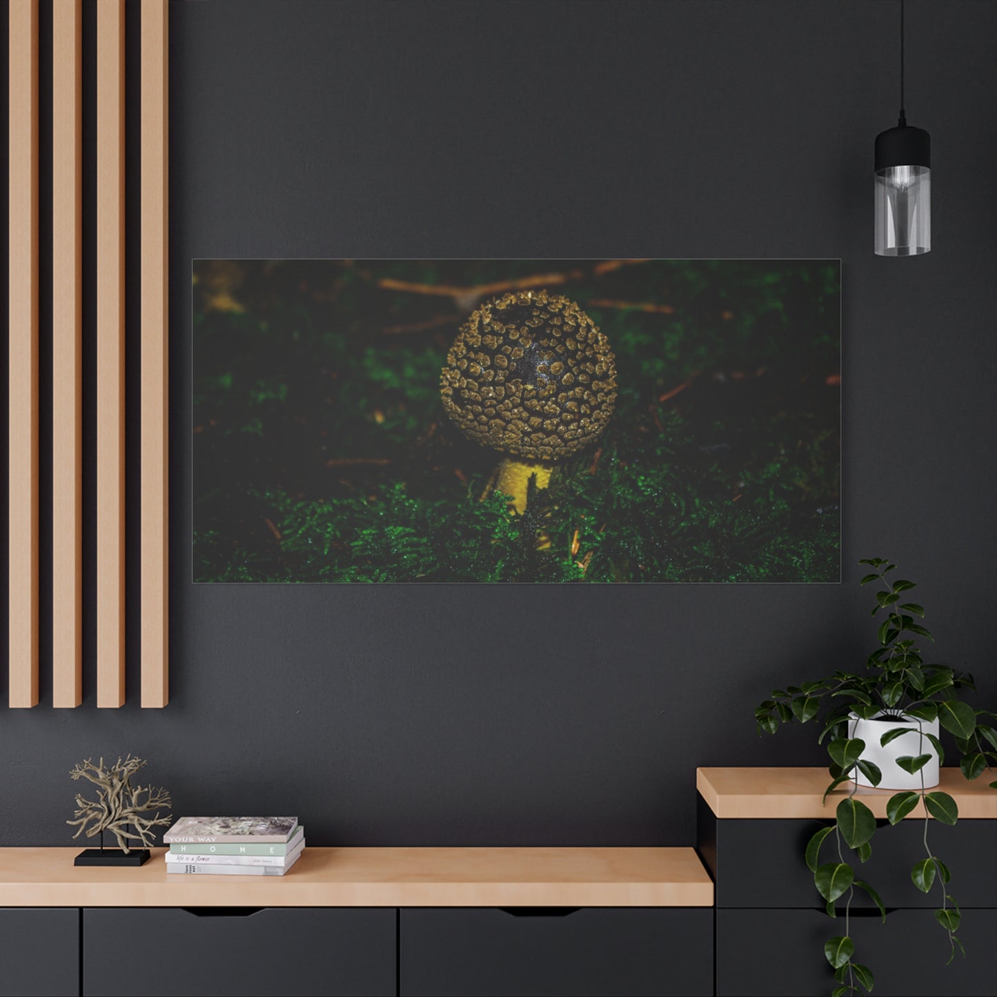 Canvas Print - Micro Mushroom Design