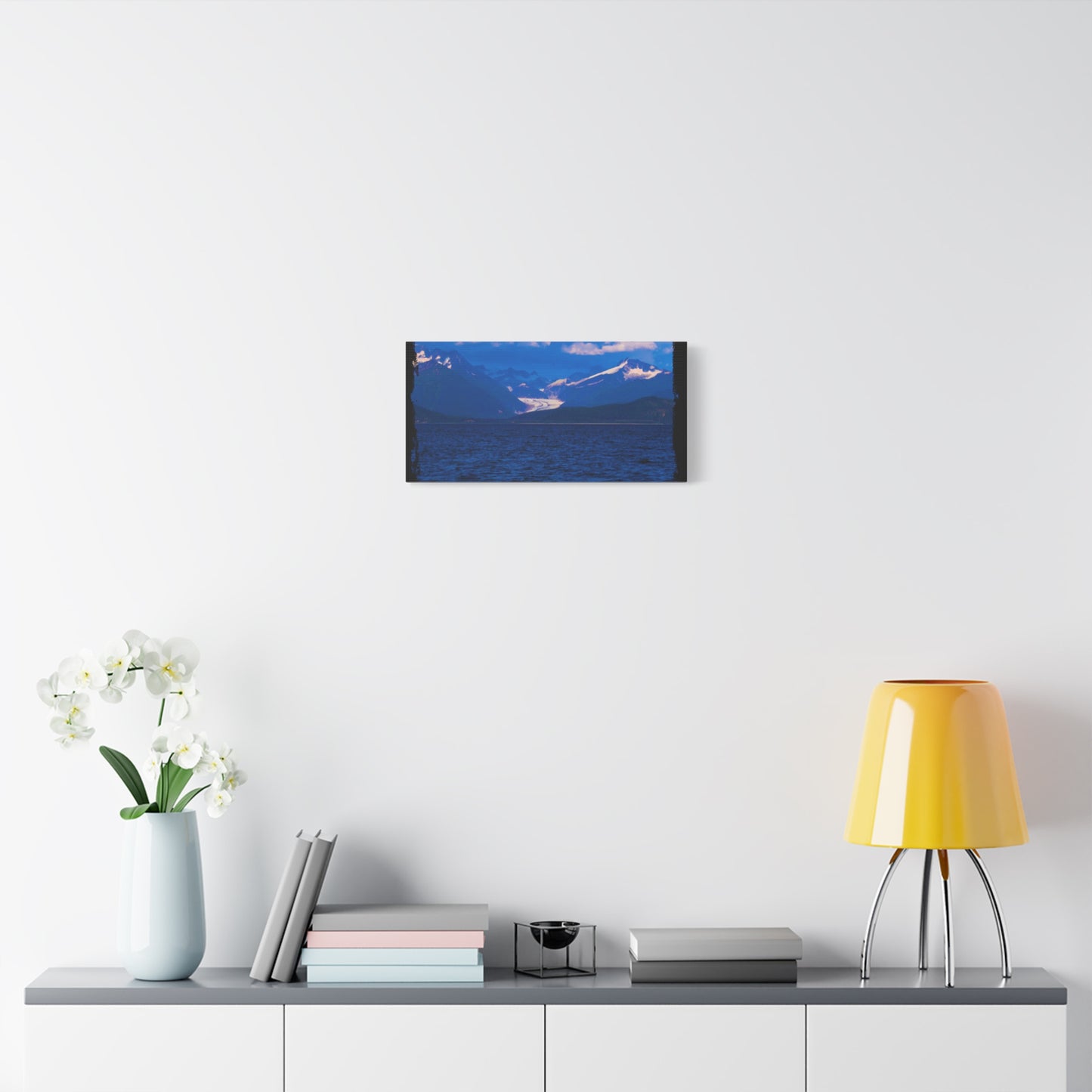 Canvas Print Distant Glacier Photography