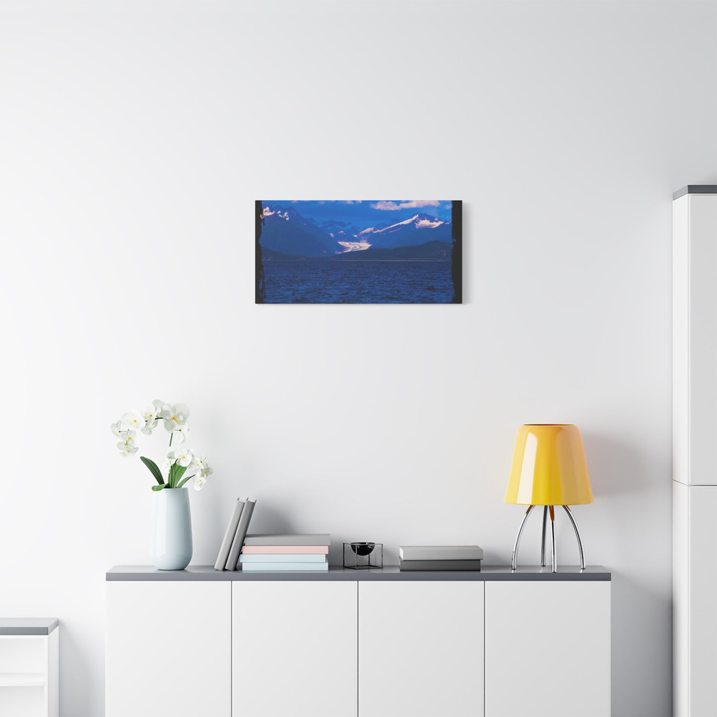 Canvas Print Distant Glacier Photography