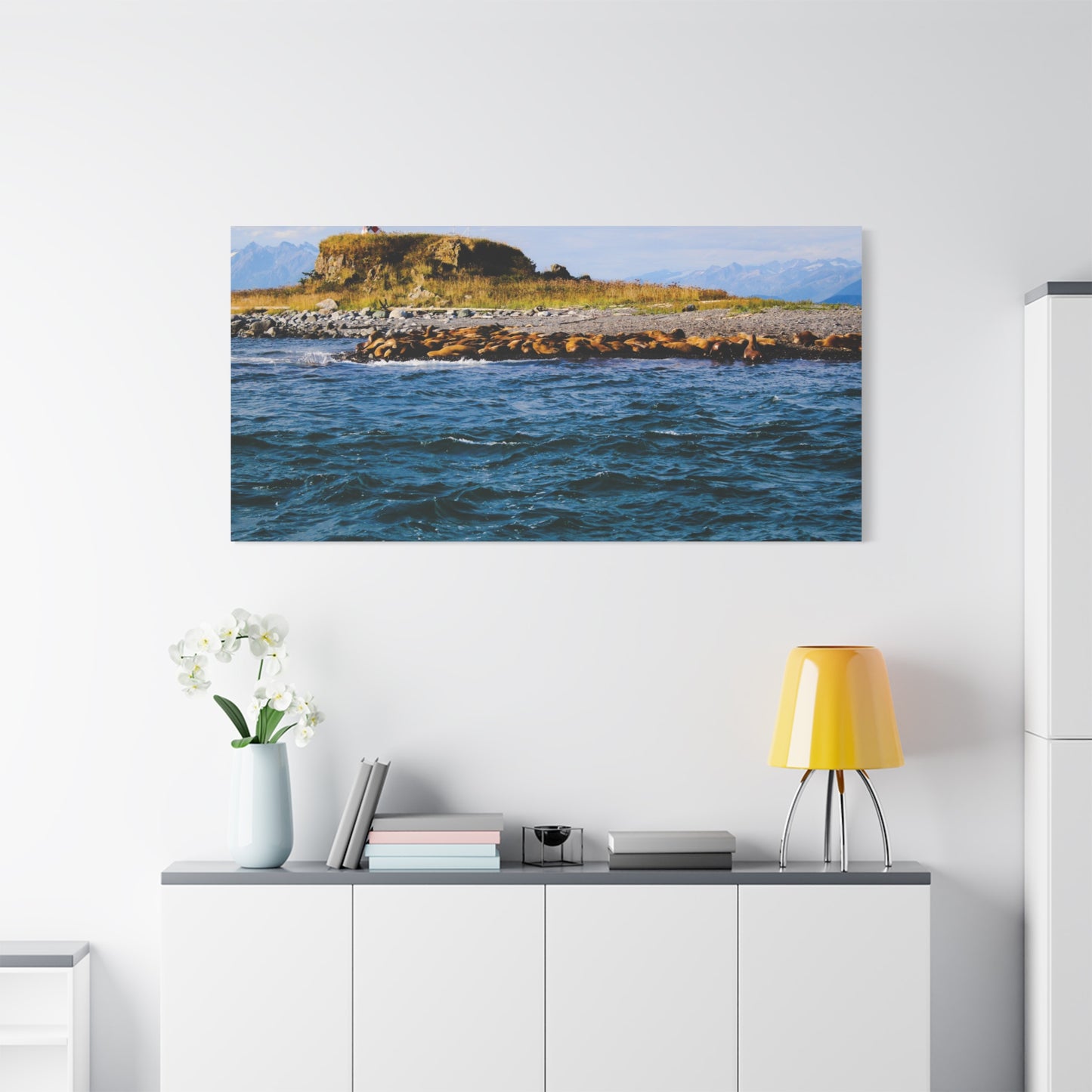 Canvas Print - Photo of Seal Island