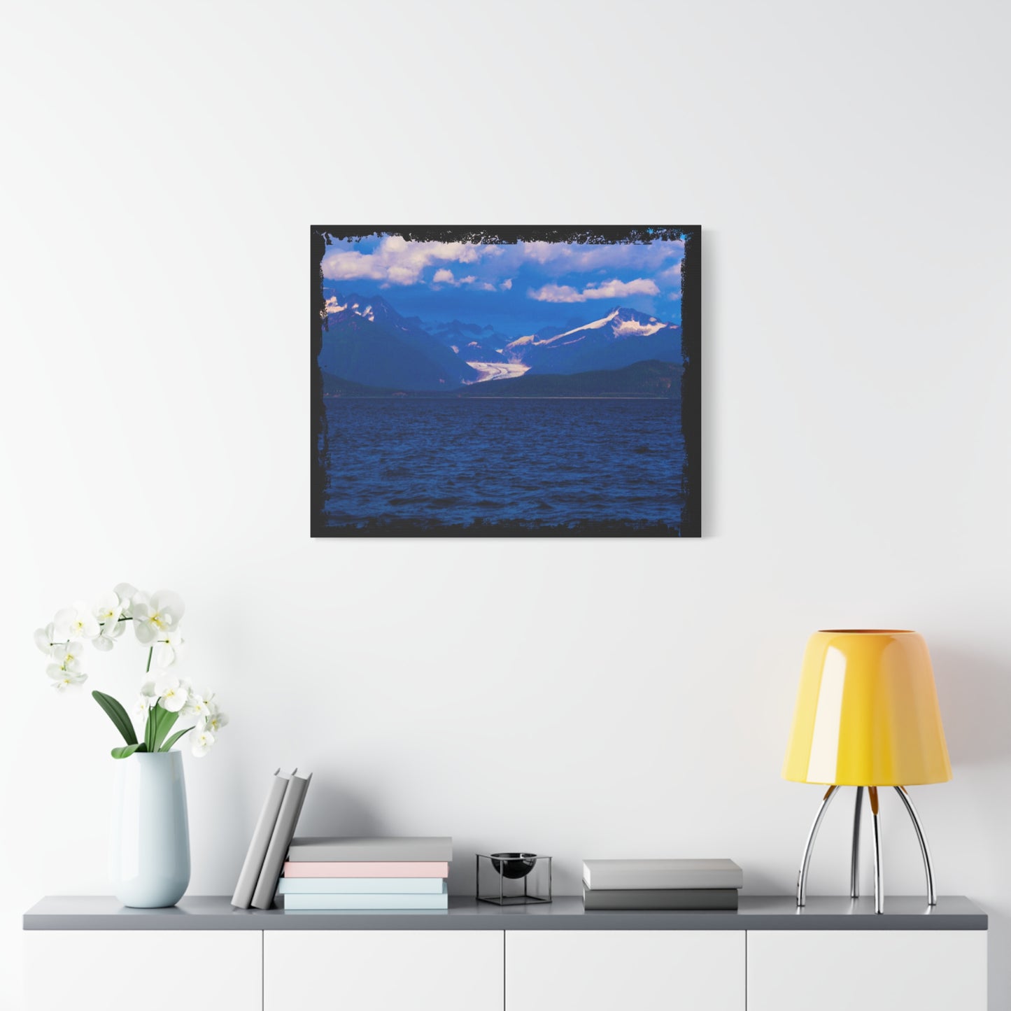 Canvas Print Distant Glacier Photography