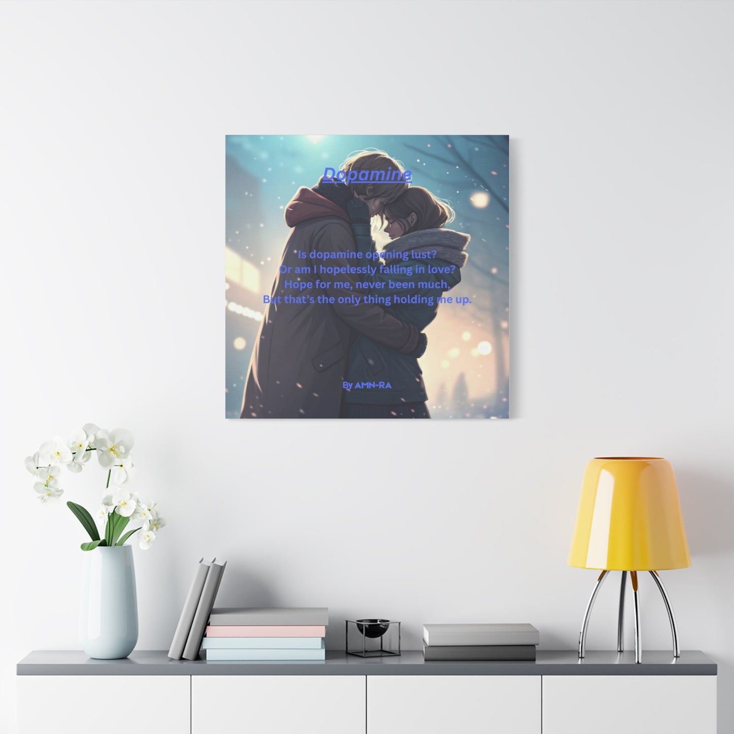 Canvas Poster - Full Color "Dopamine" by AMN_RA