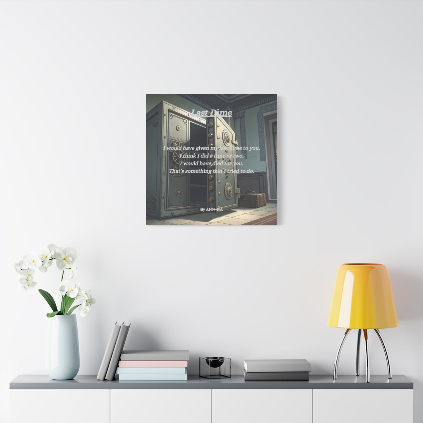 Canvas Poster - Full Color "Last Dime" by AMN_RA