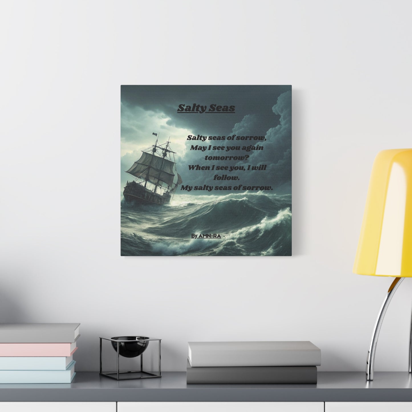 Canvas Poster - Full Color "Salty Seas" by AMN_RA