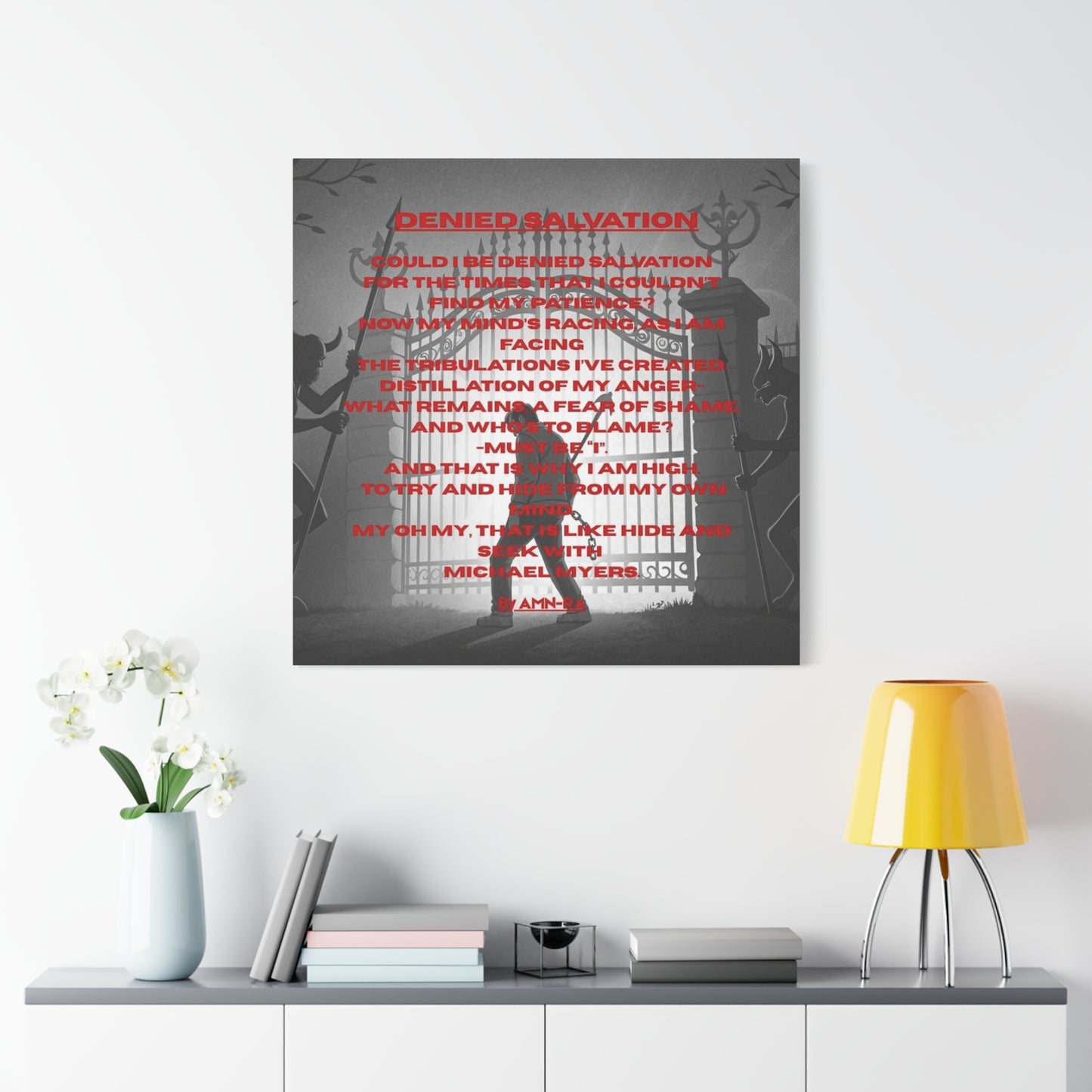 Canvas Print - Denied Salvation - By AMN-RA