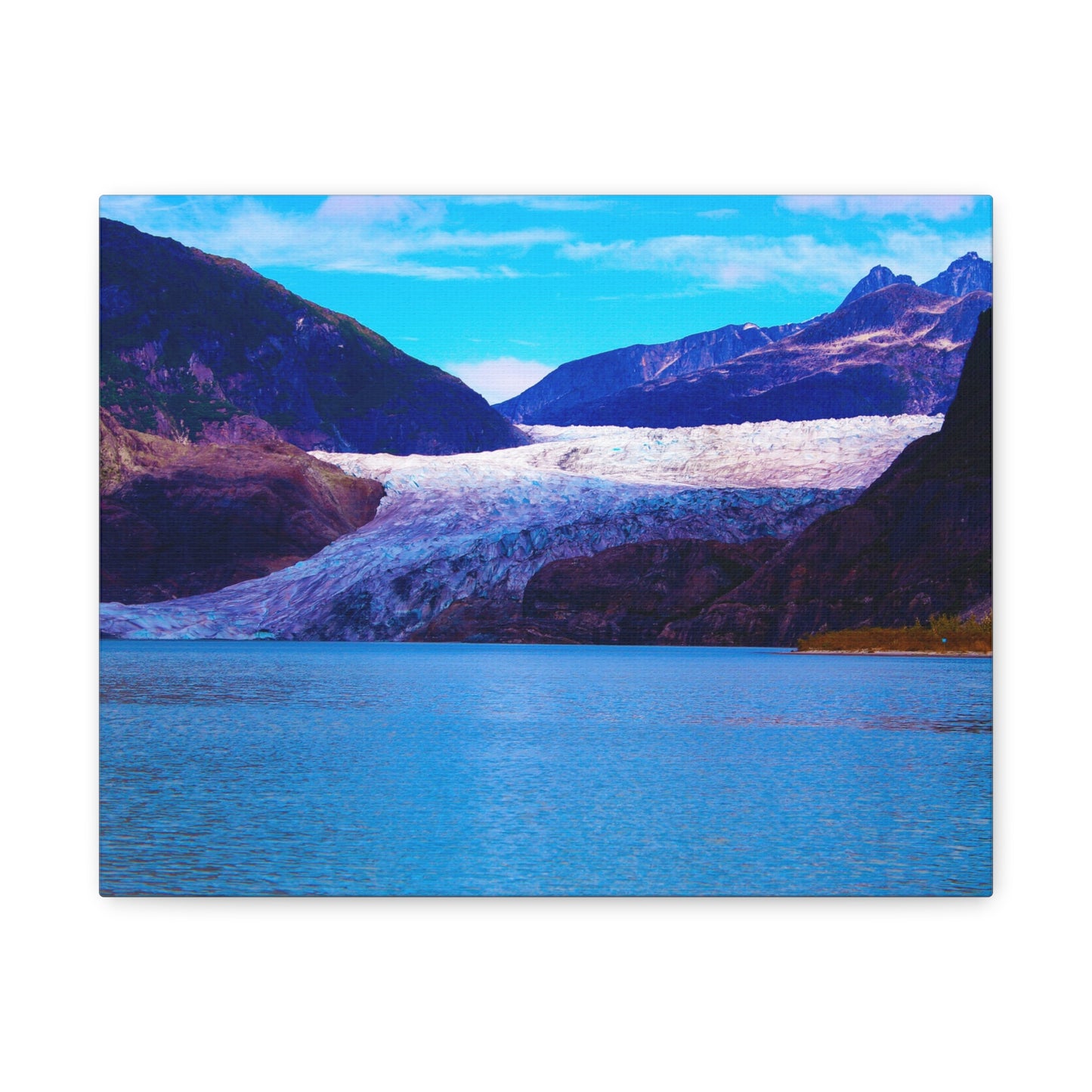 Canvas Print - Gorgeous Glacier Photo