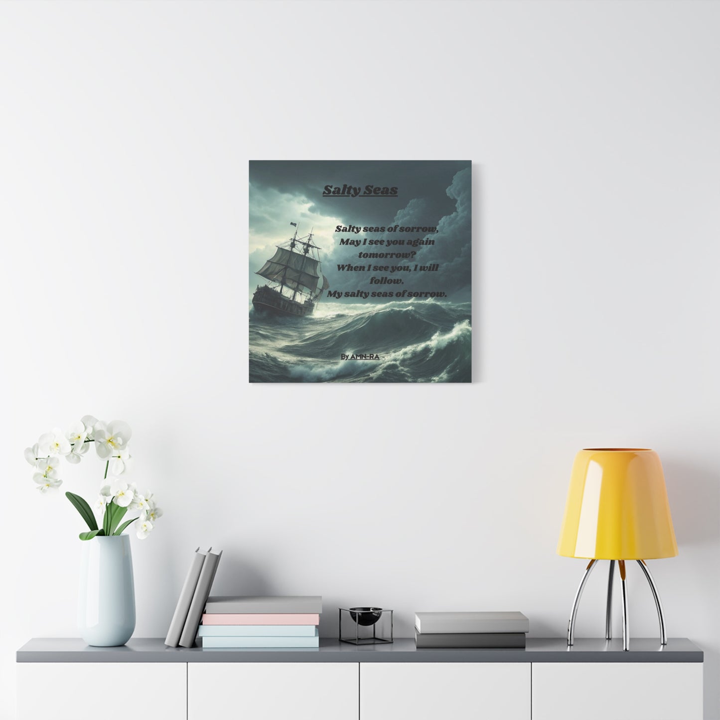 Canvas Poster - Full Color "Salty Seas" by AMN_RA