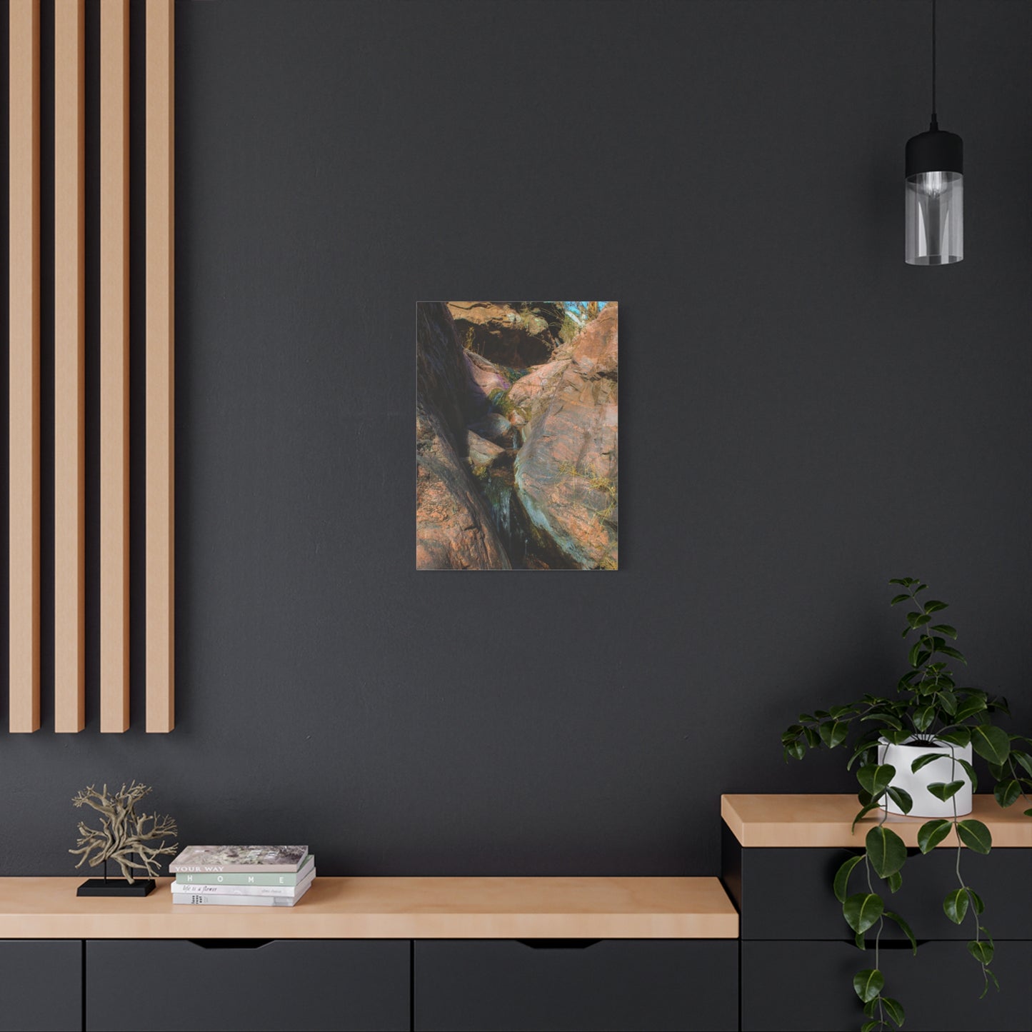 Canvas Print Small Waterfall