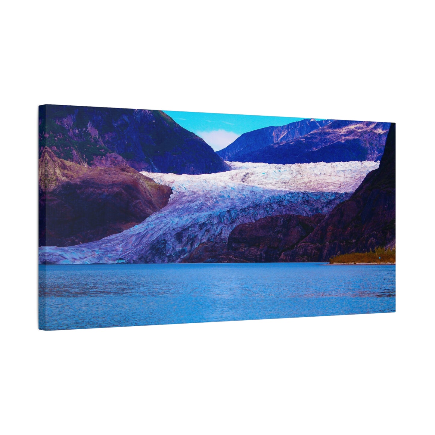 Canvas Print - Gorgeous Glacier Photo
