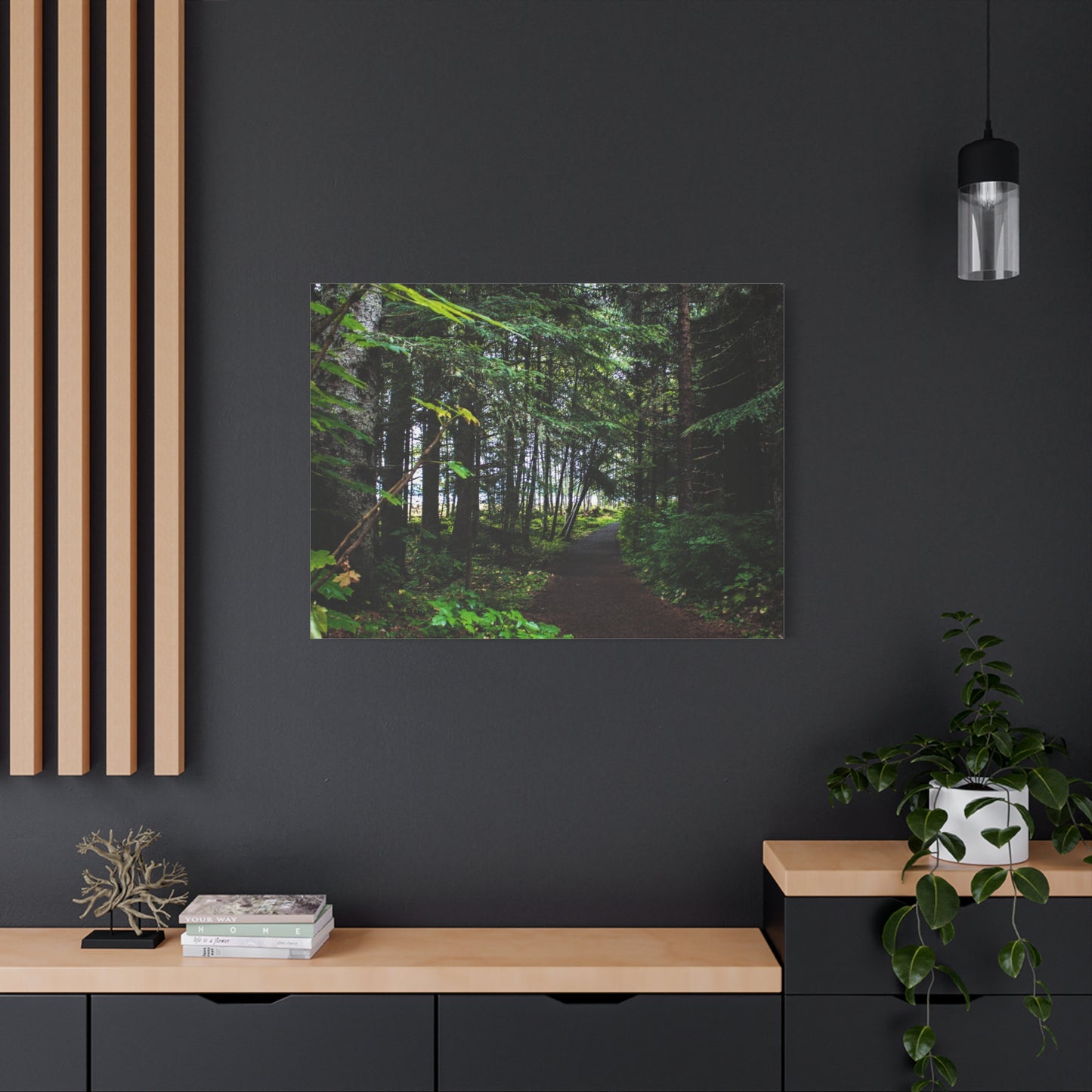Copy of Canvas Art Print - Trail Through The Trees-Photograph