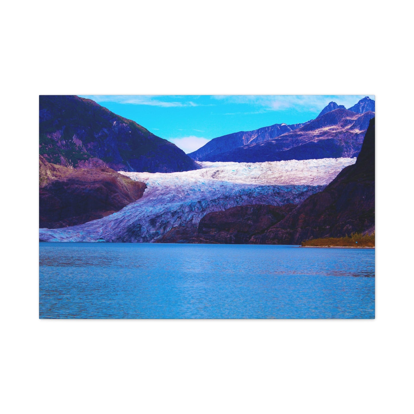Canvas Print - Gorgeous Glacier Photo