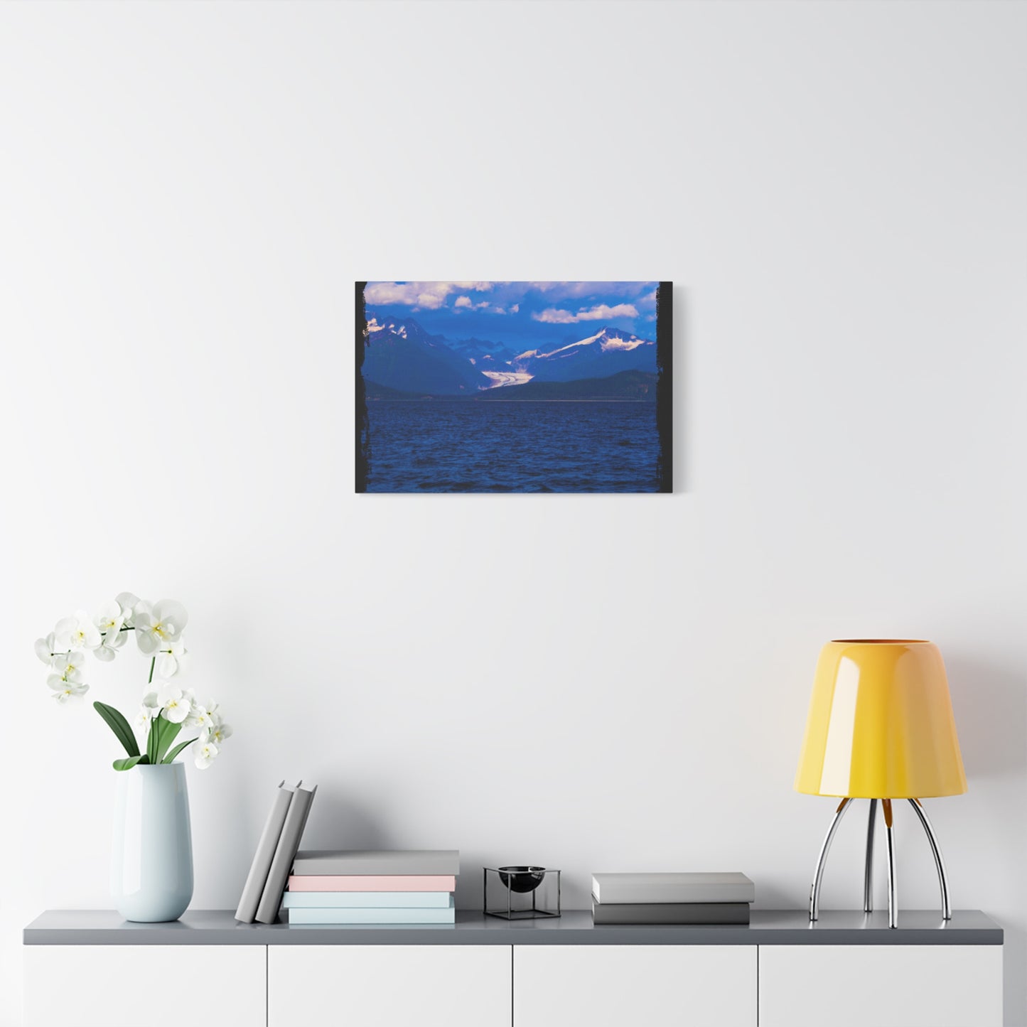 Canvas Print Distant Glacier Photography