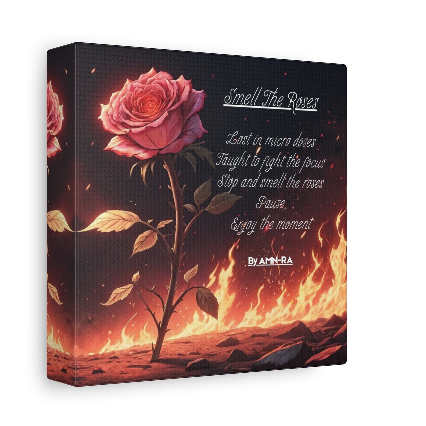 Canvas Print - Smell The Roses - By AMN-RA