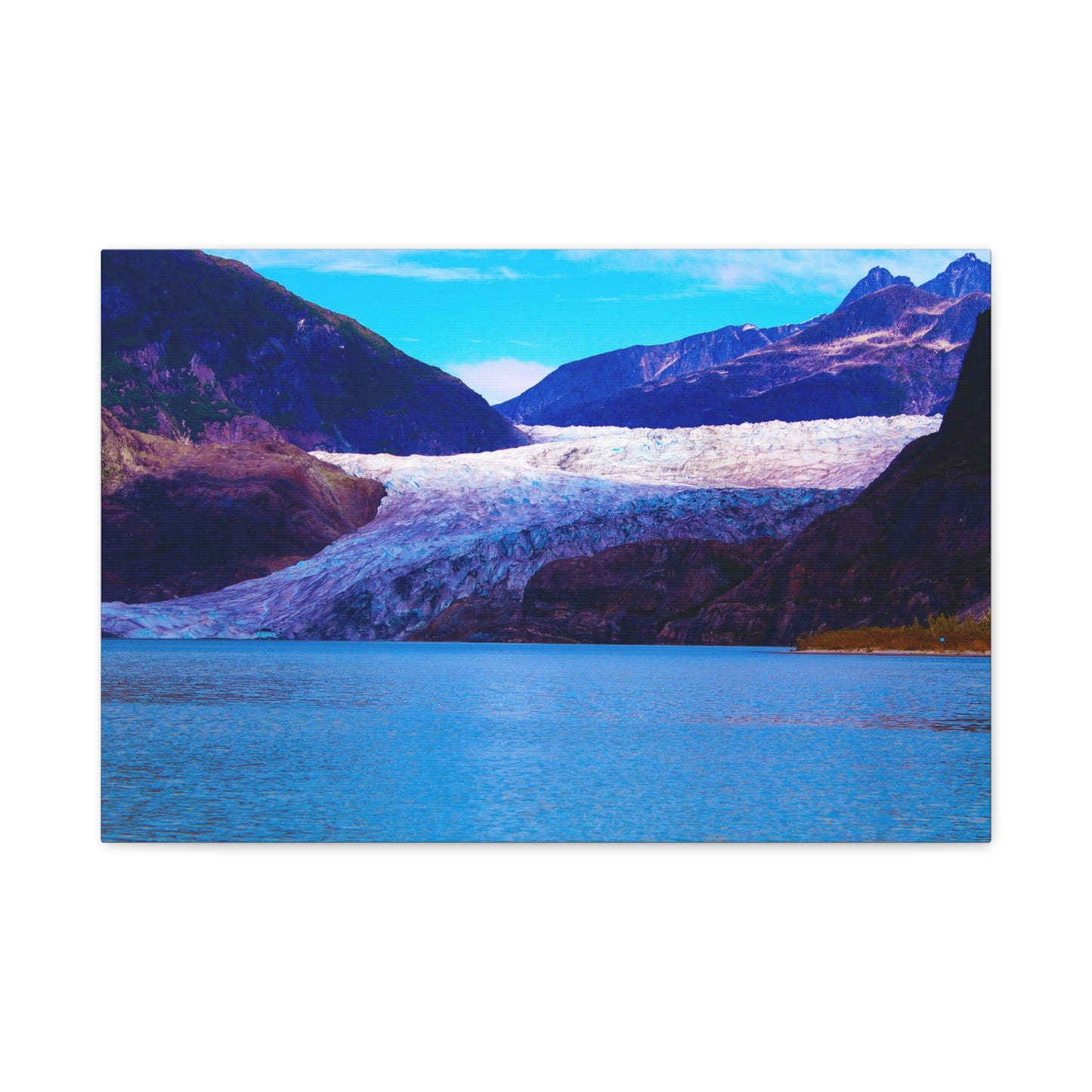 Canvas Print - Gorgeous Glacier Photo