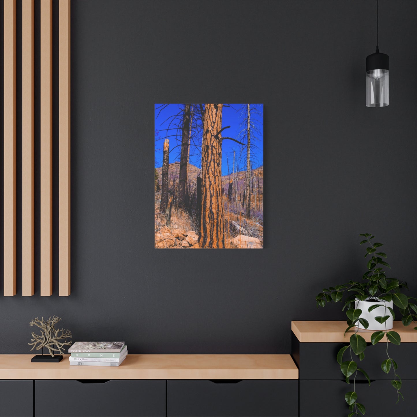 Canvas Print - Thunder Struck Tree Photo